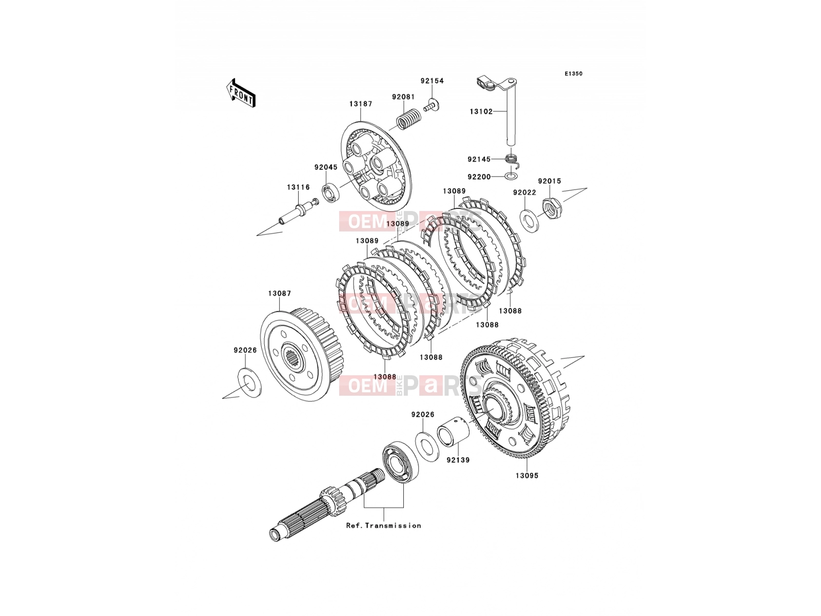 KAWASAKI 2012 Clutch