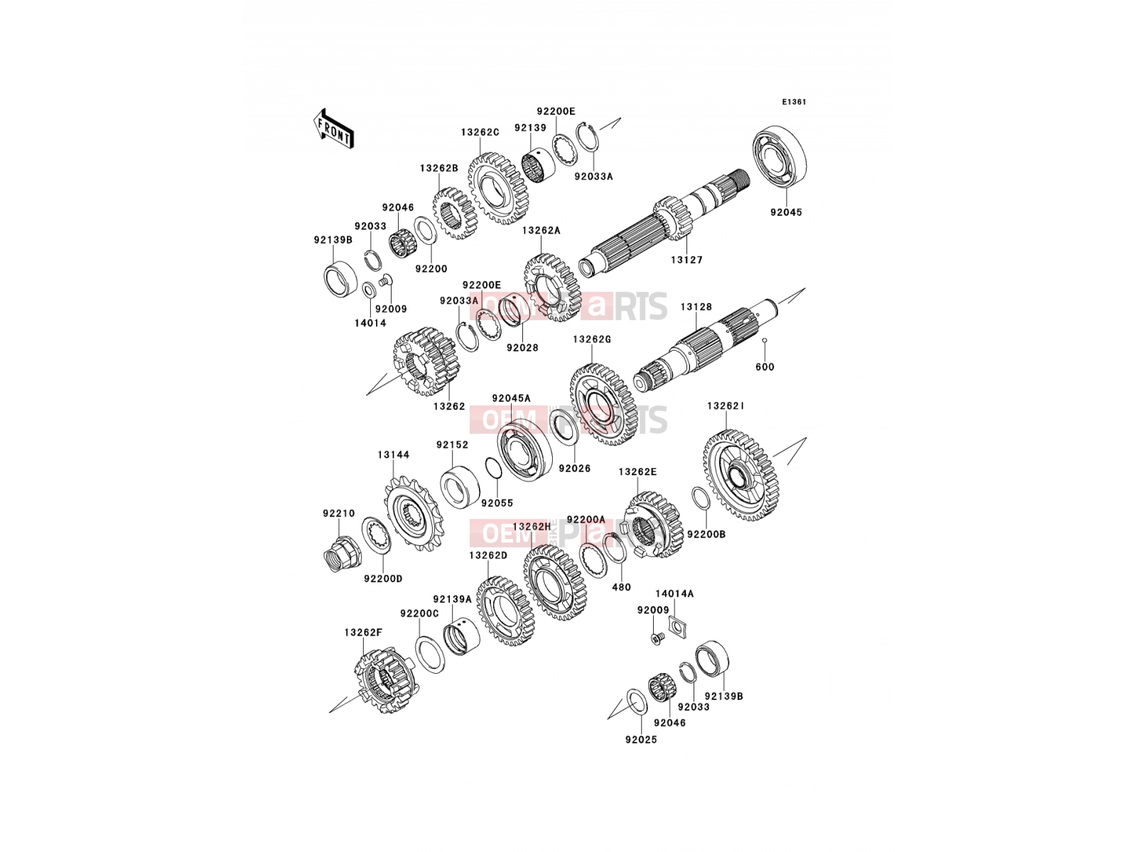KAWASAKI 2012 Transmission