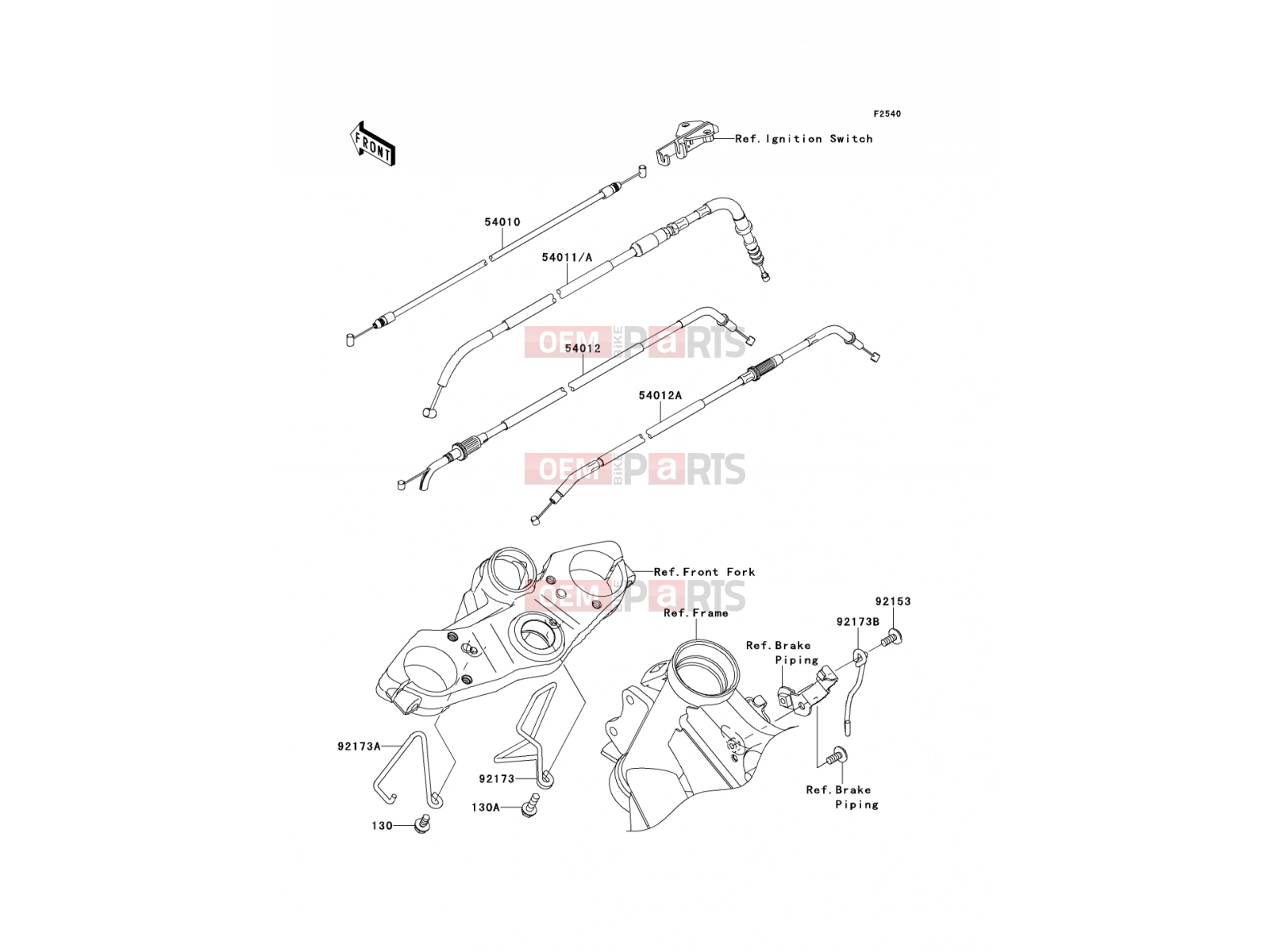 KAWASAKI 2012 Cables