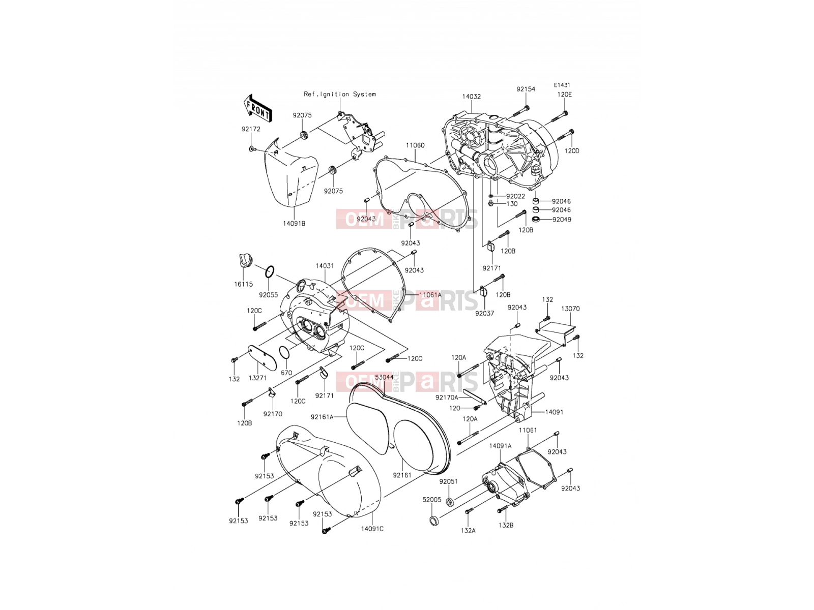 KAWASAKI 2012 Engine Cover(s)