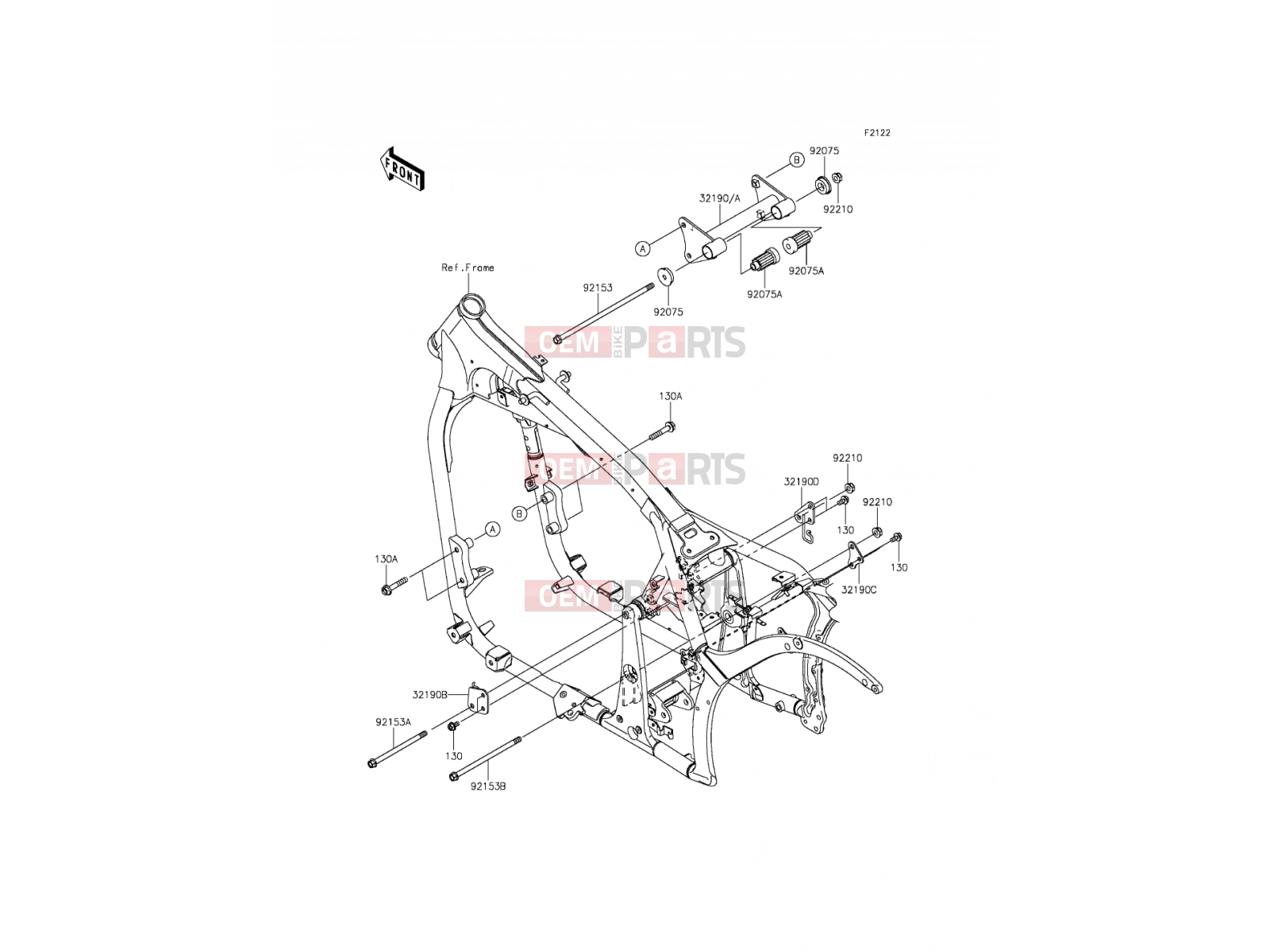 KAWASAKI 2012 Engine Mount