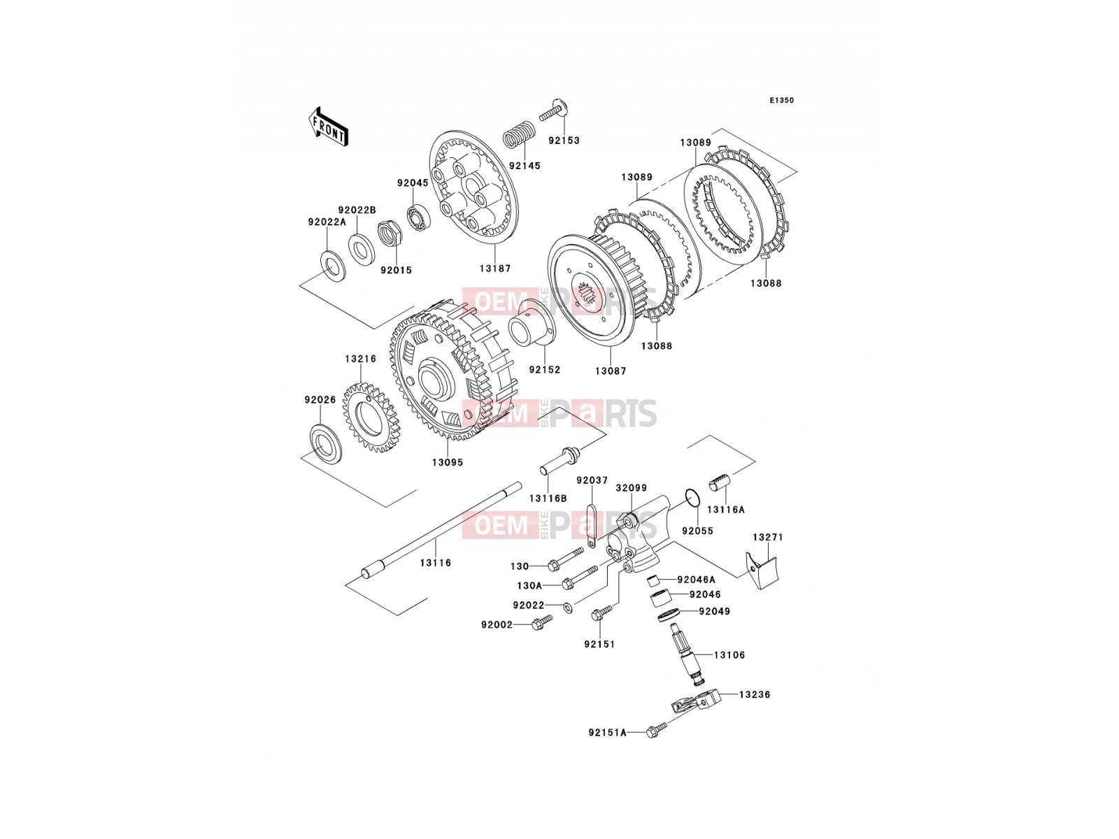 KAWASAKI 2012 Clutch