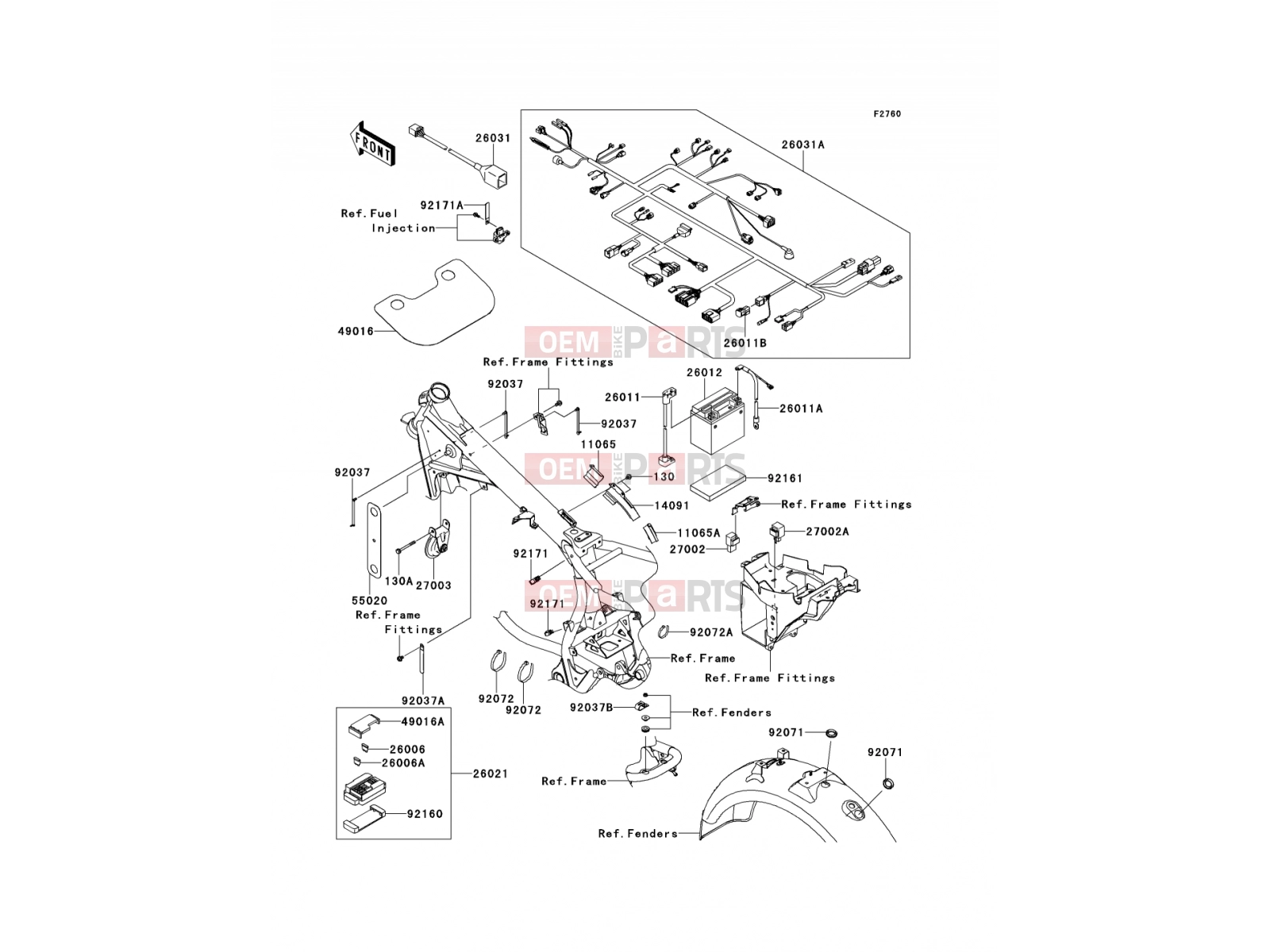 KAWASAKI 2012 Chassis Electrical Equipment