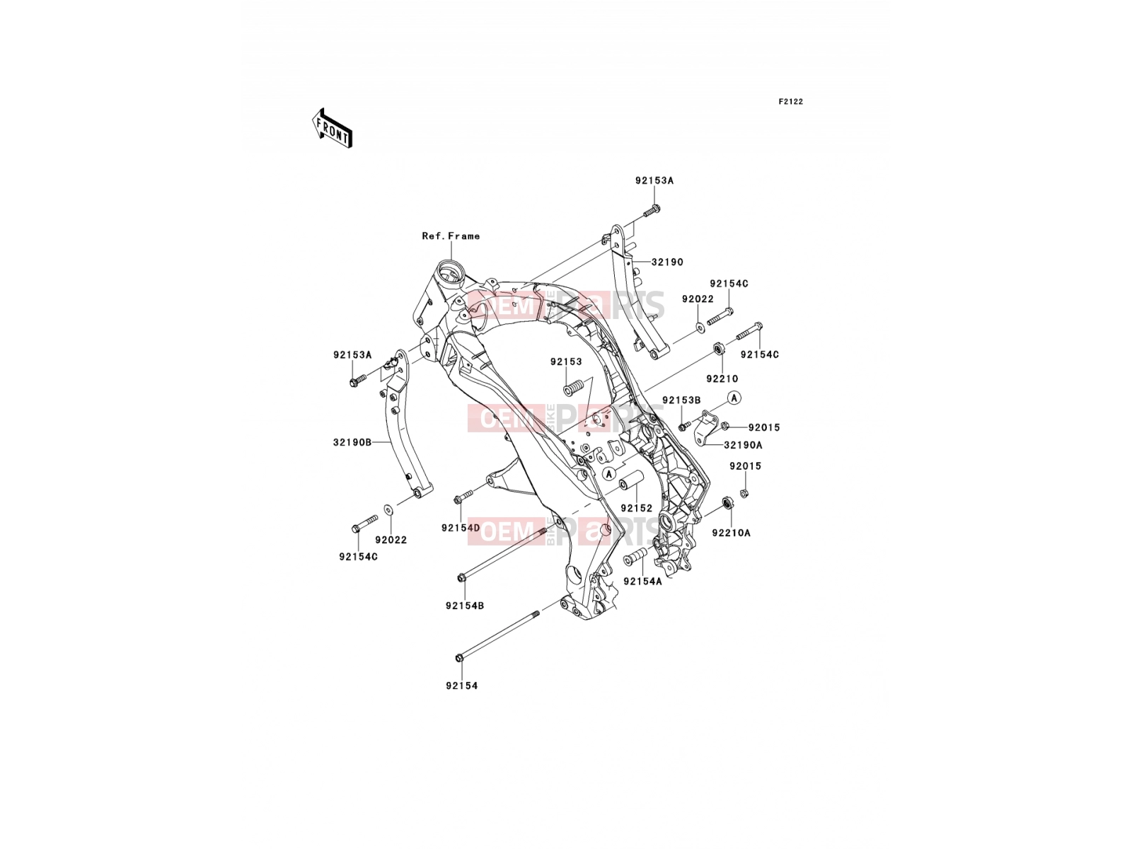 KAWASAKI 2012 Engine Mount
