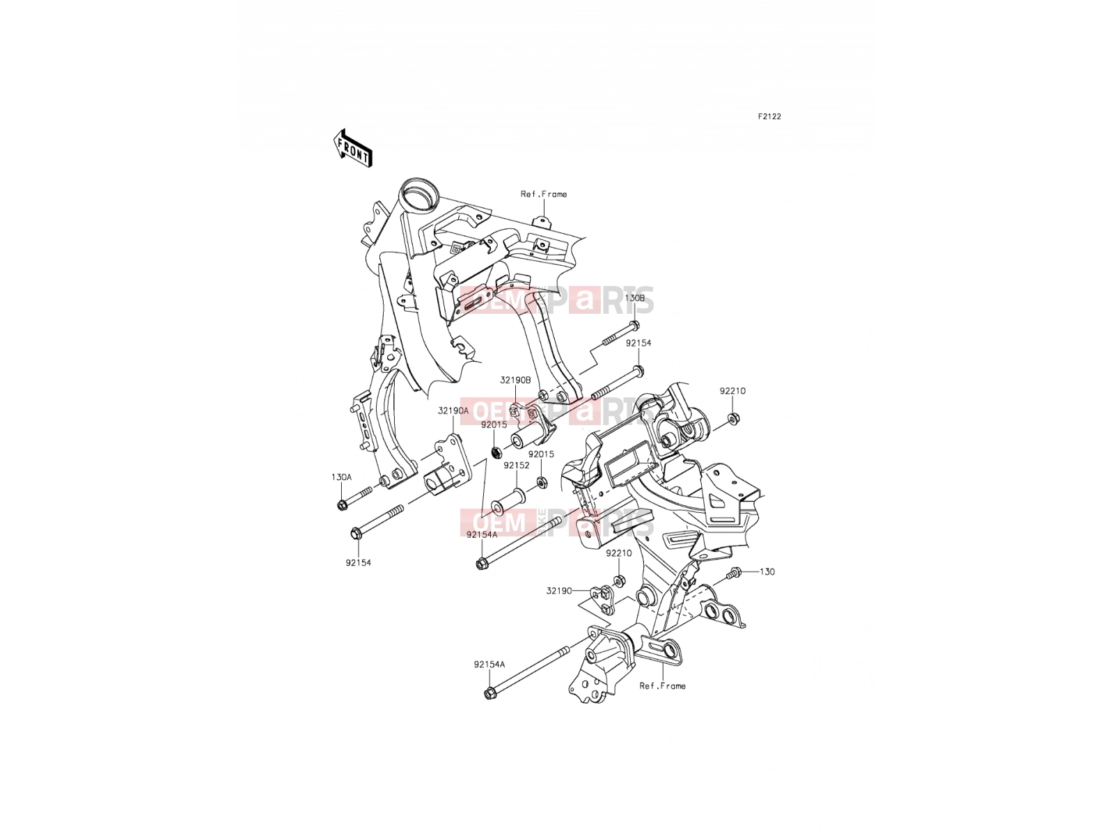 KAWASAKI 2013 Engine Mount