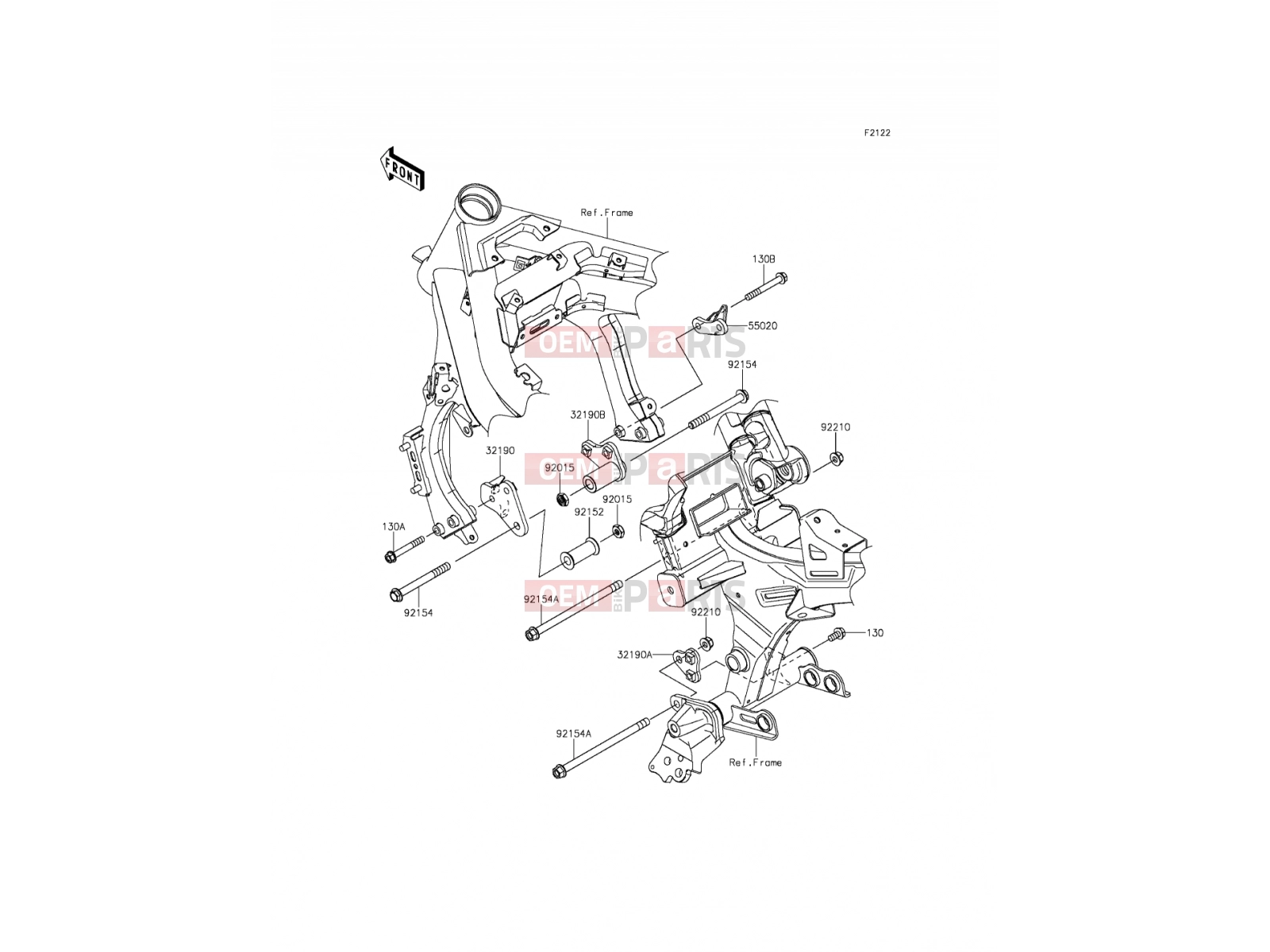 KAWASAKI 2013 Engine Mount