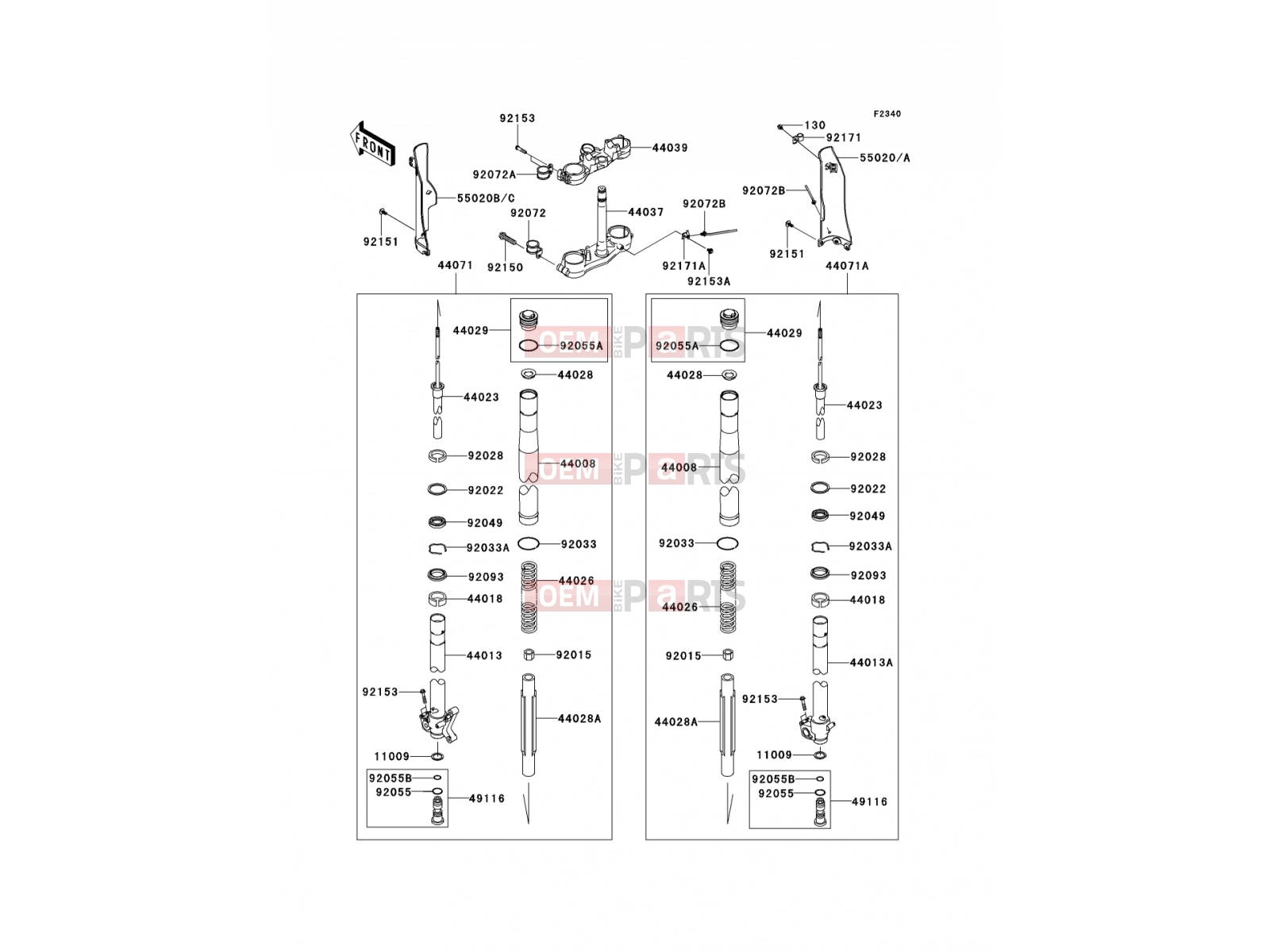 KAWASAKI 2013 Front Fork