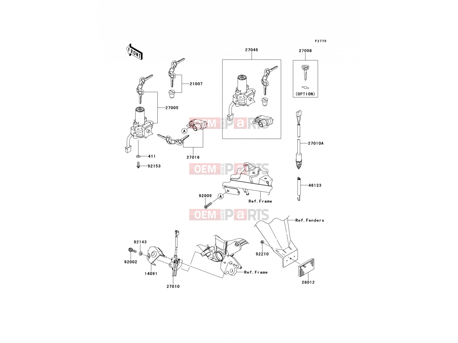 KAWASAKI 2013 Ignition Switch