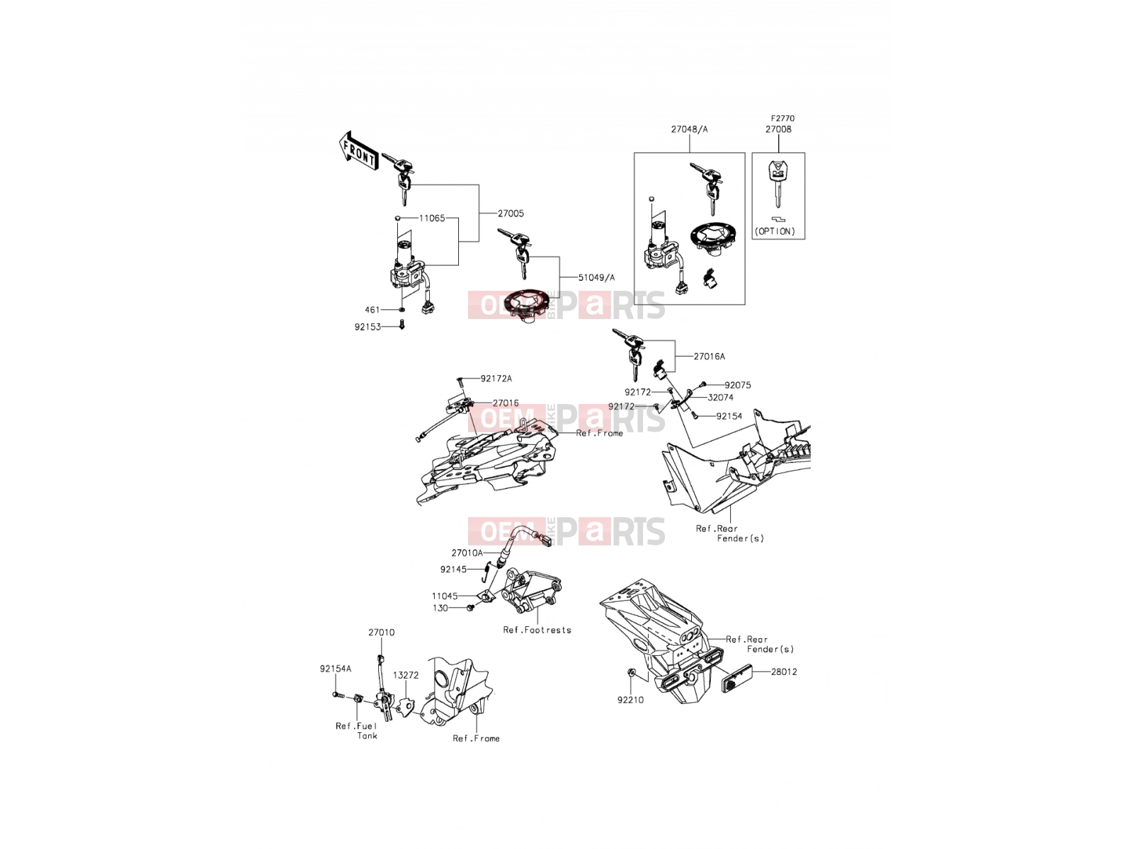 KAWASAKI 2013 Ignition Switch