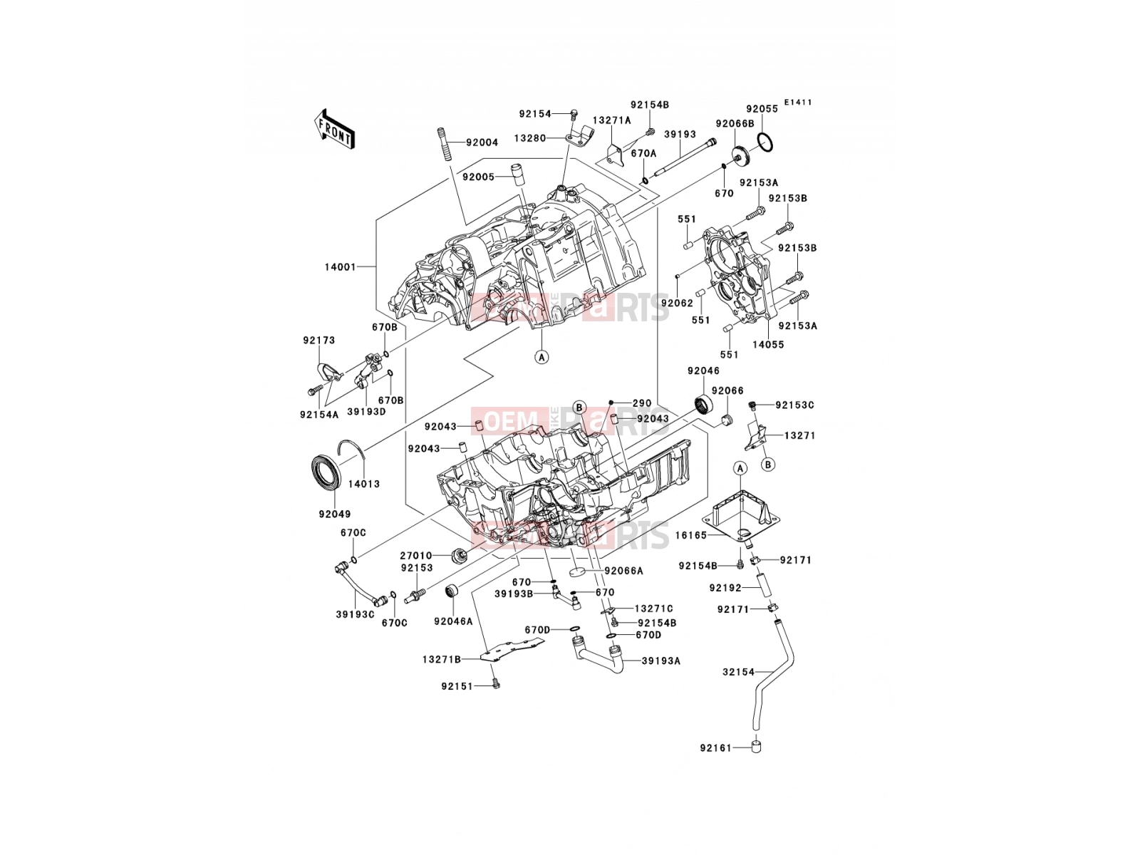 KAWASAKI 2013 Crankcase