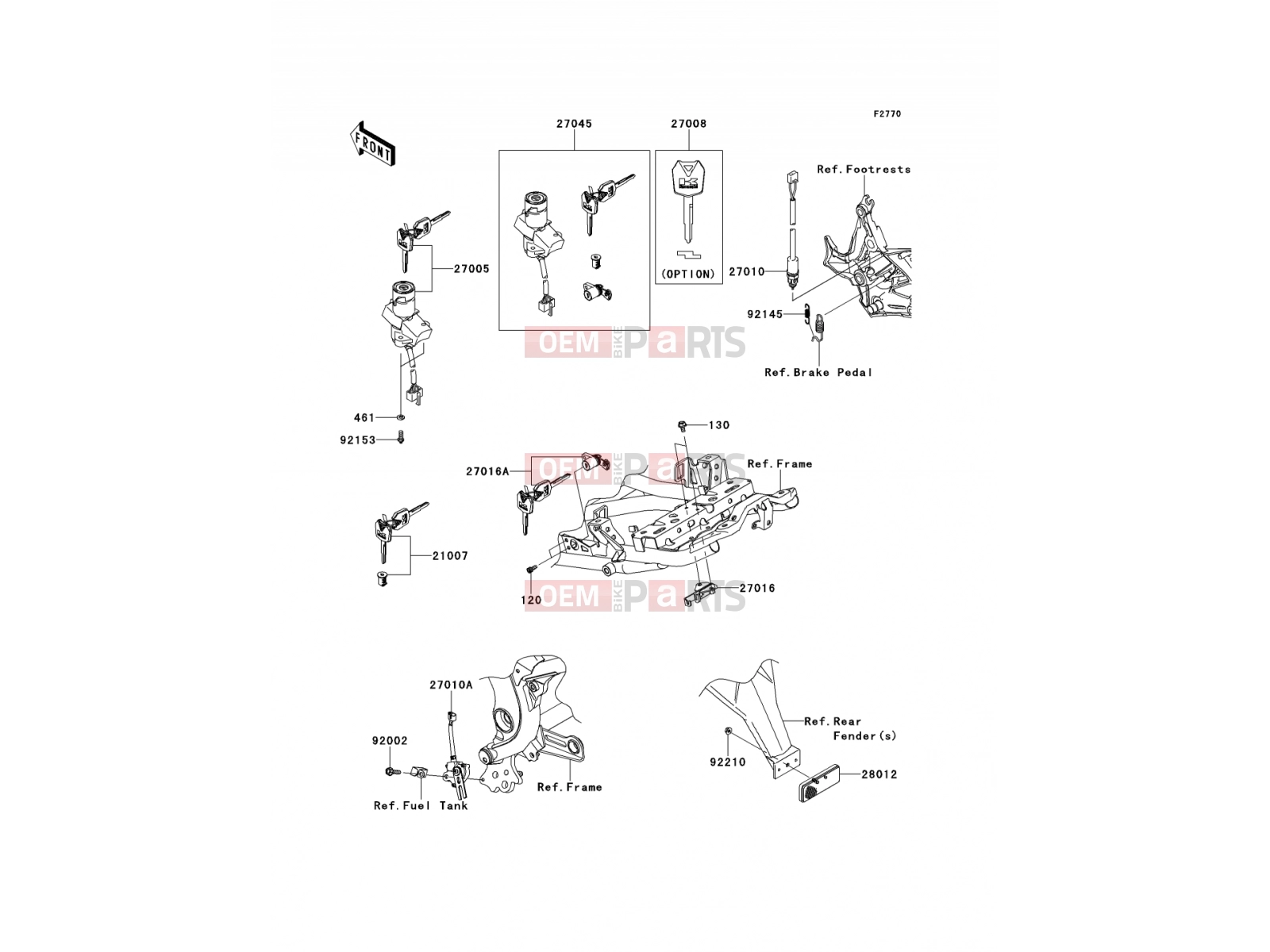 KAWASAKI 2013 Ignition Switch