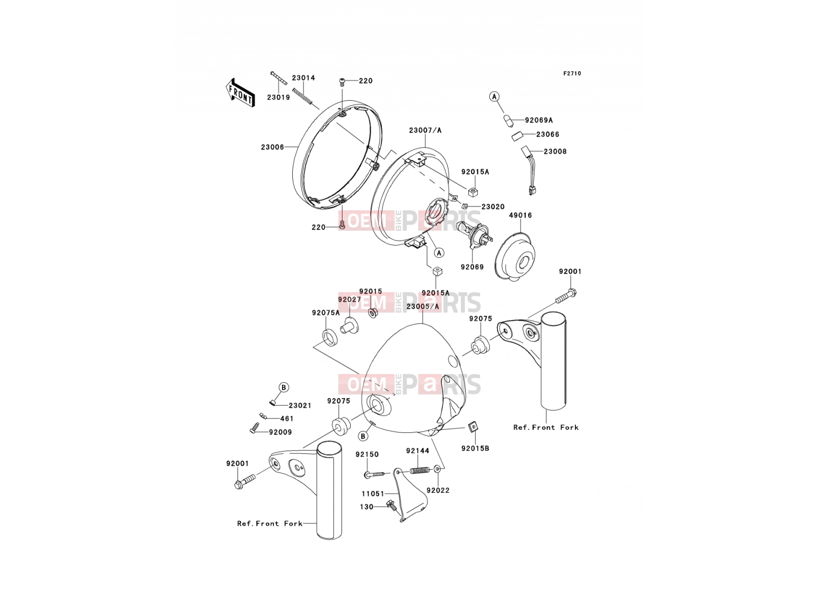 KAWASAKI 2013 Headlight(s)