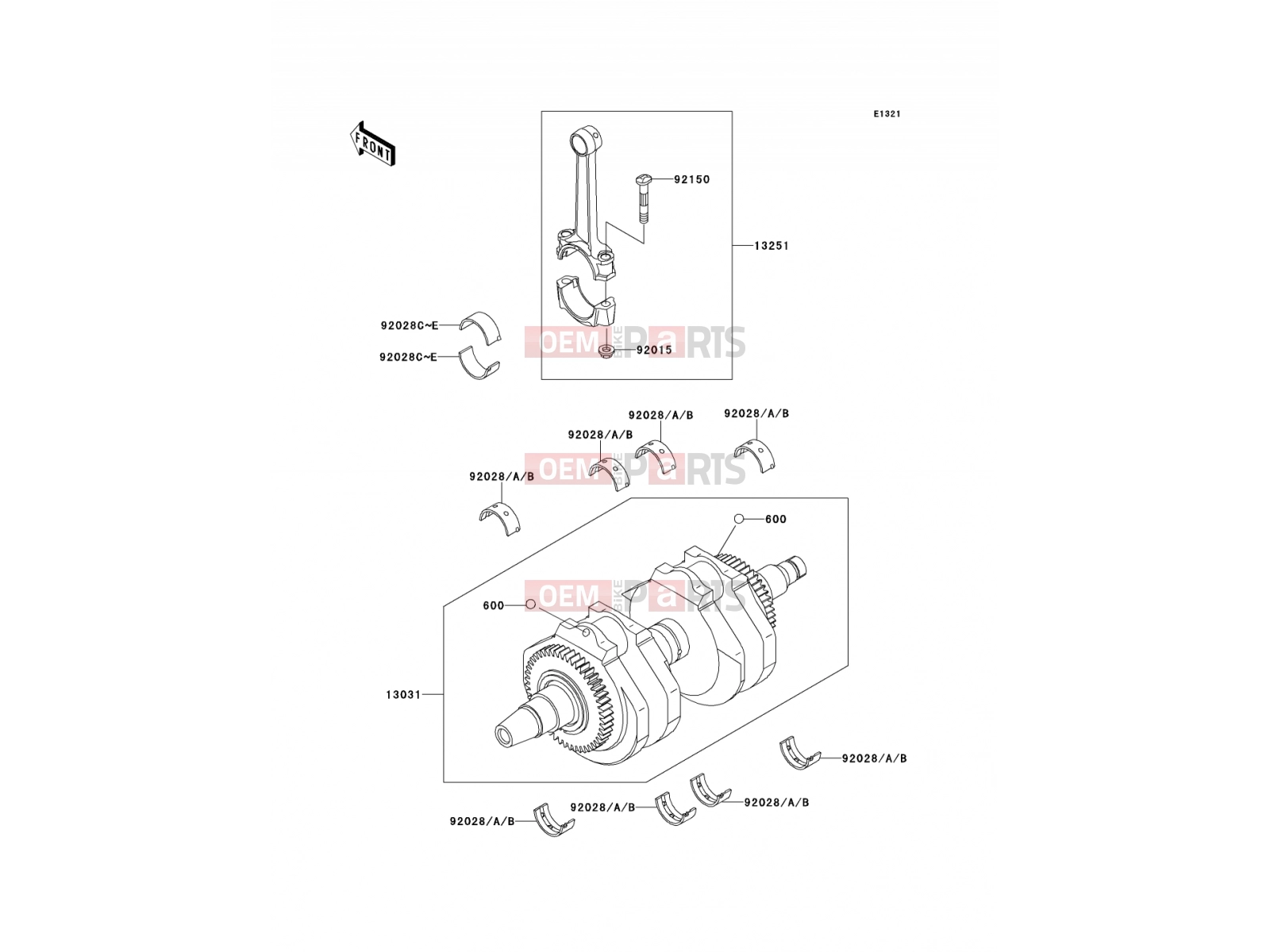 KAWASAKI 2013 Crankshaft