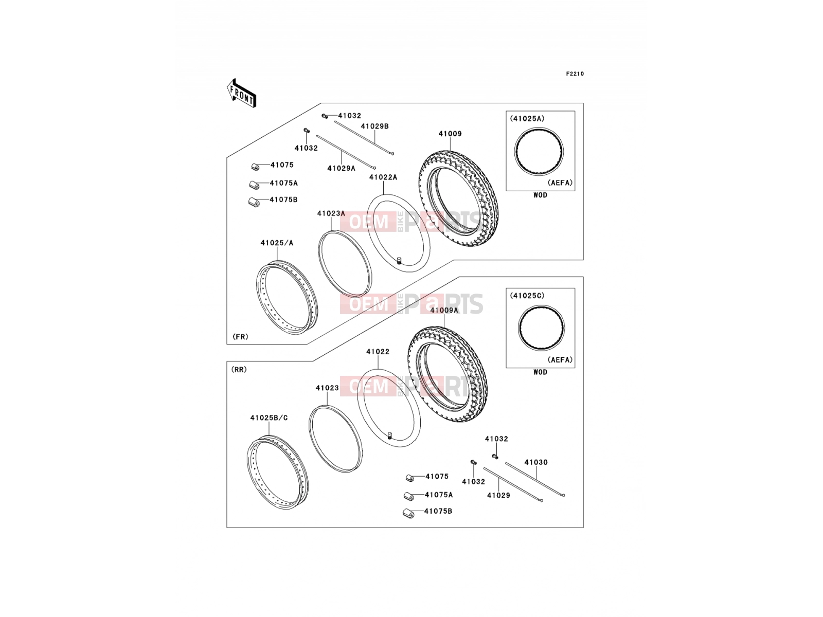 KAWASAKI 2013 Tires