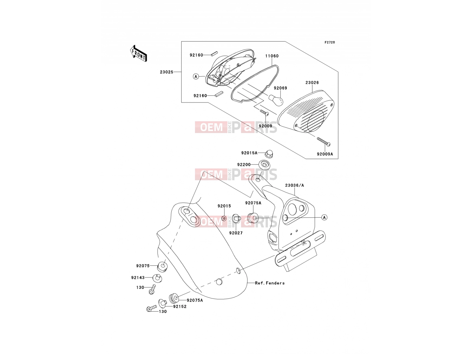 KAWASAKI 2013 Taillight(s)