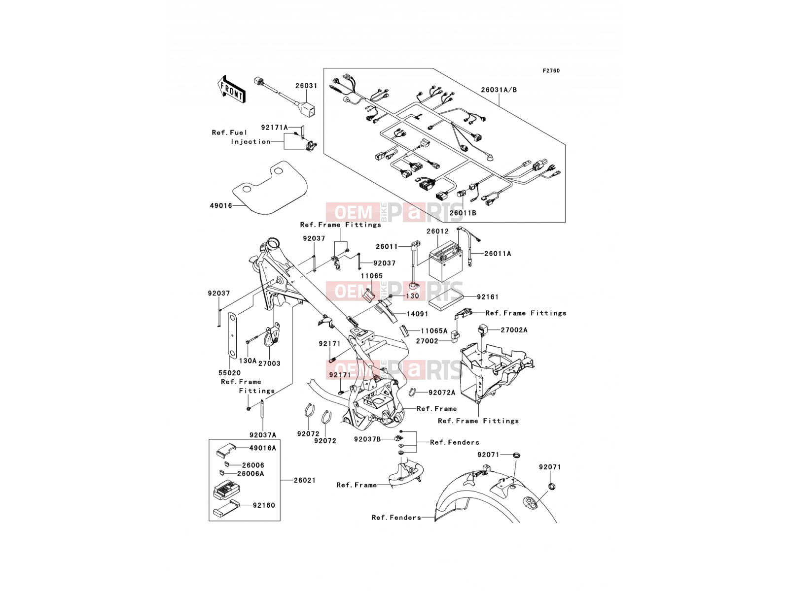 KAWASAKI 2013 Chassis Electrical Equipment