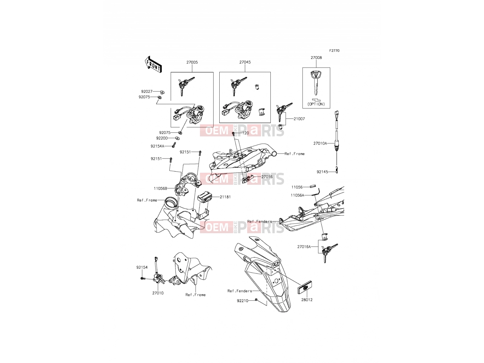 KAWASAKI 2013 Ignition Switch