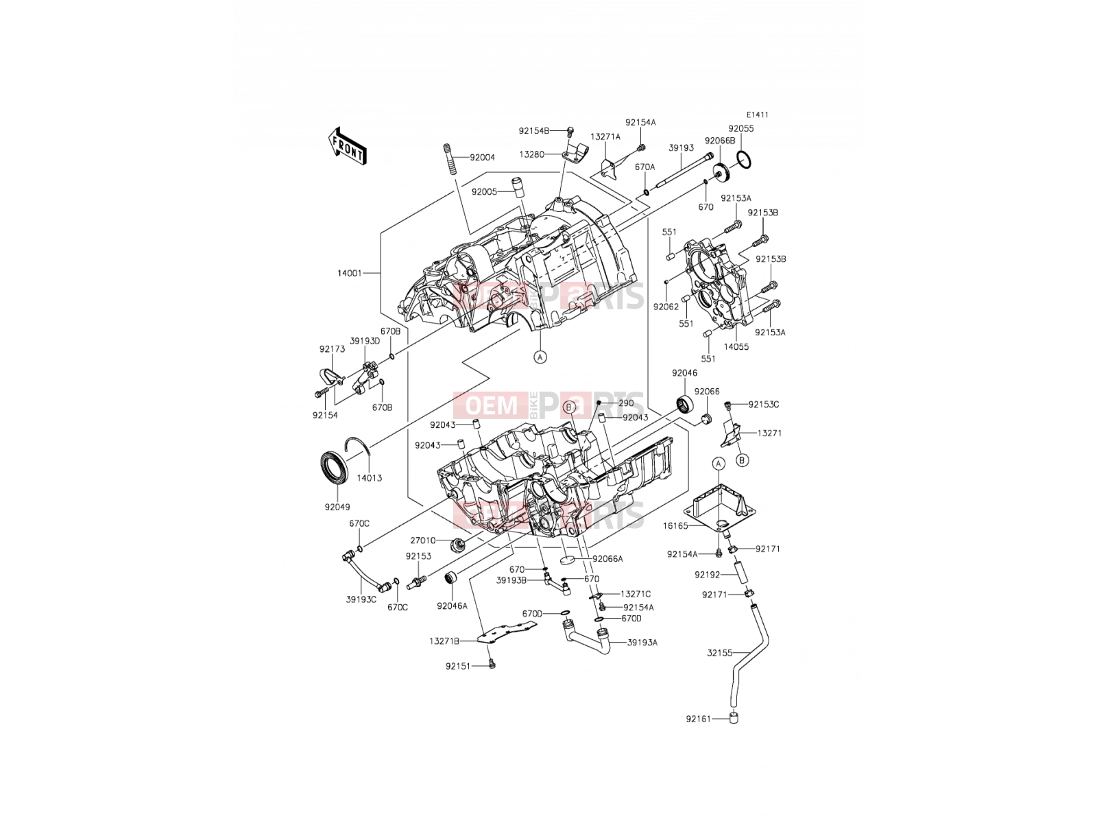 KAWASAKI 2014 Crankcase