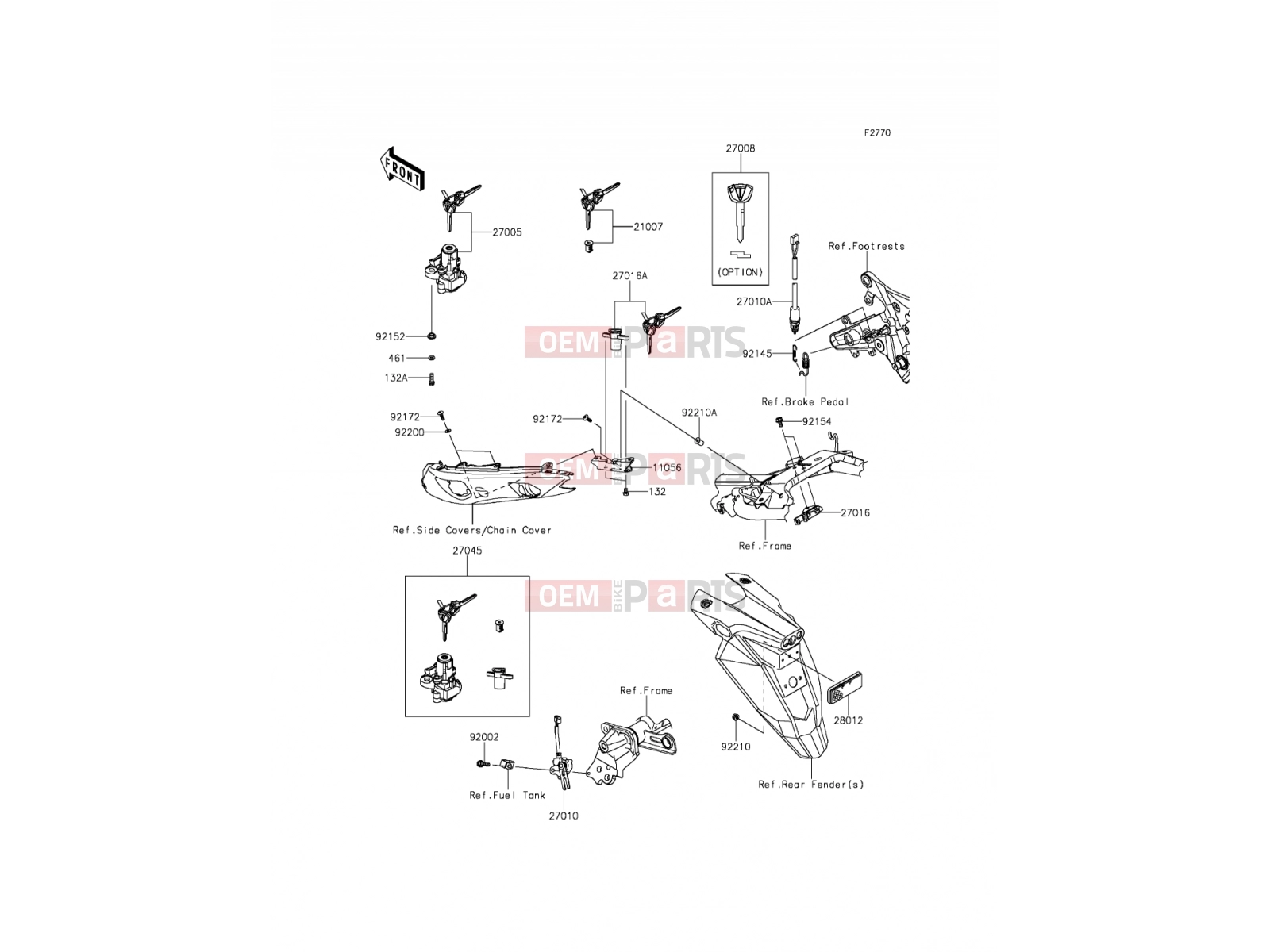 KAWASAKI 2014 Ignition Switch