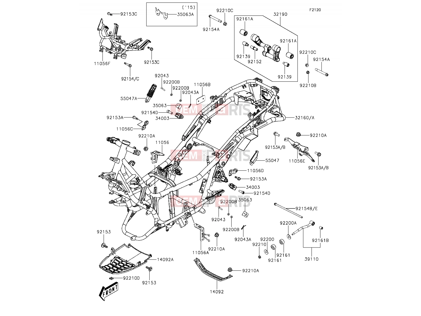 KAWASAKI 2014 Frame