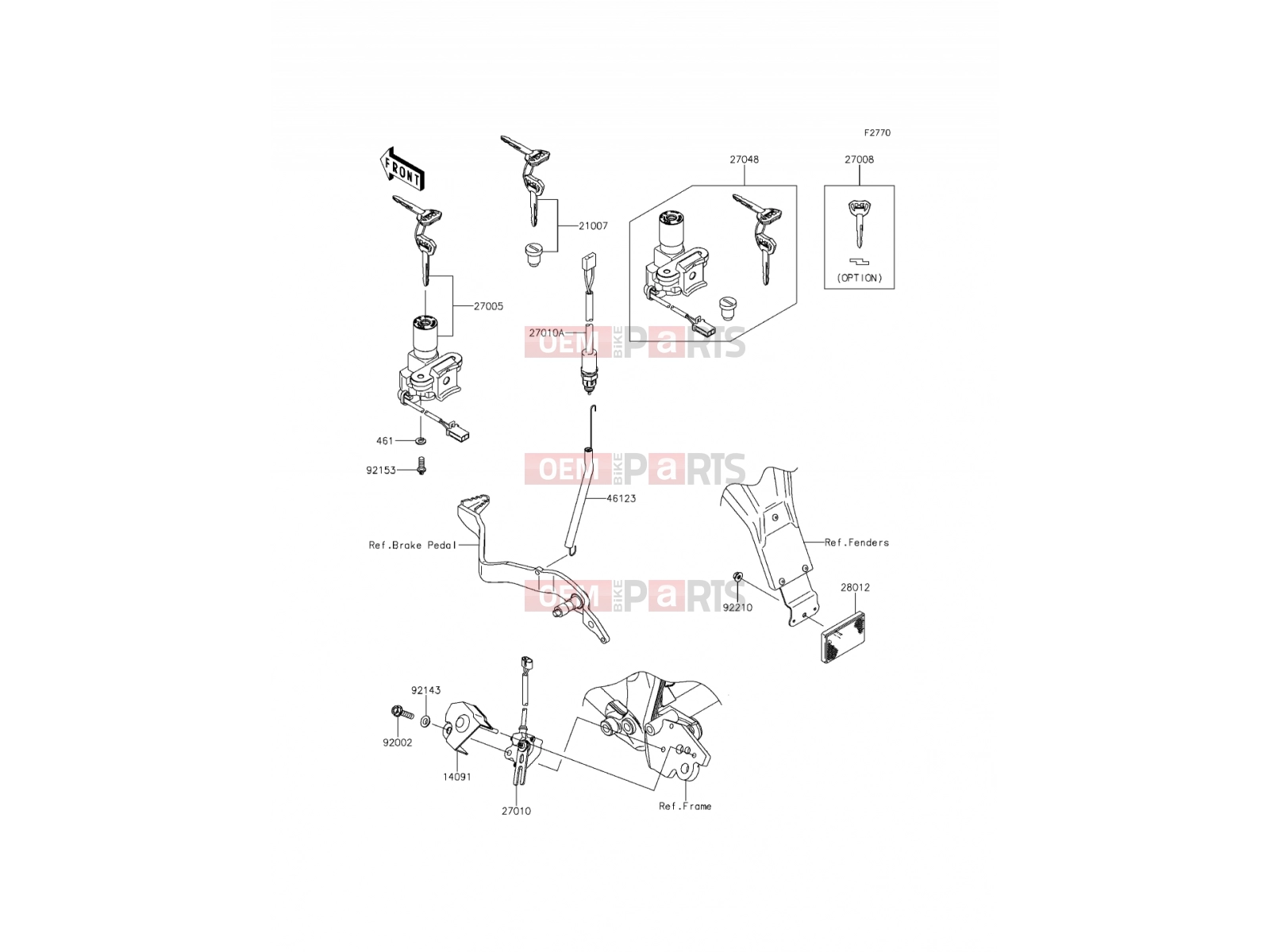 KAWASAKI 2014 Ignition Switch