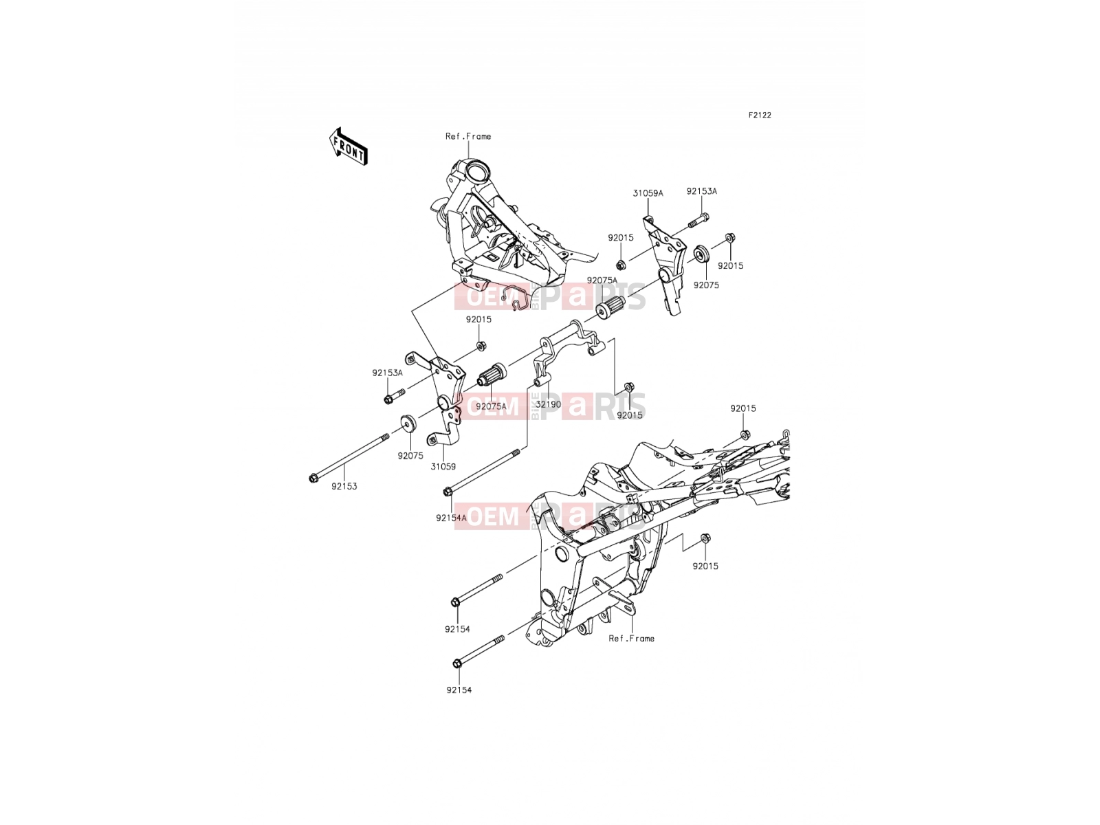 KAWASAKI 2014 Engine Mount
