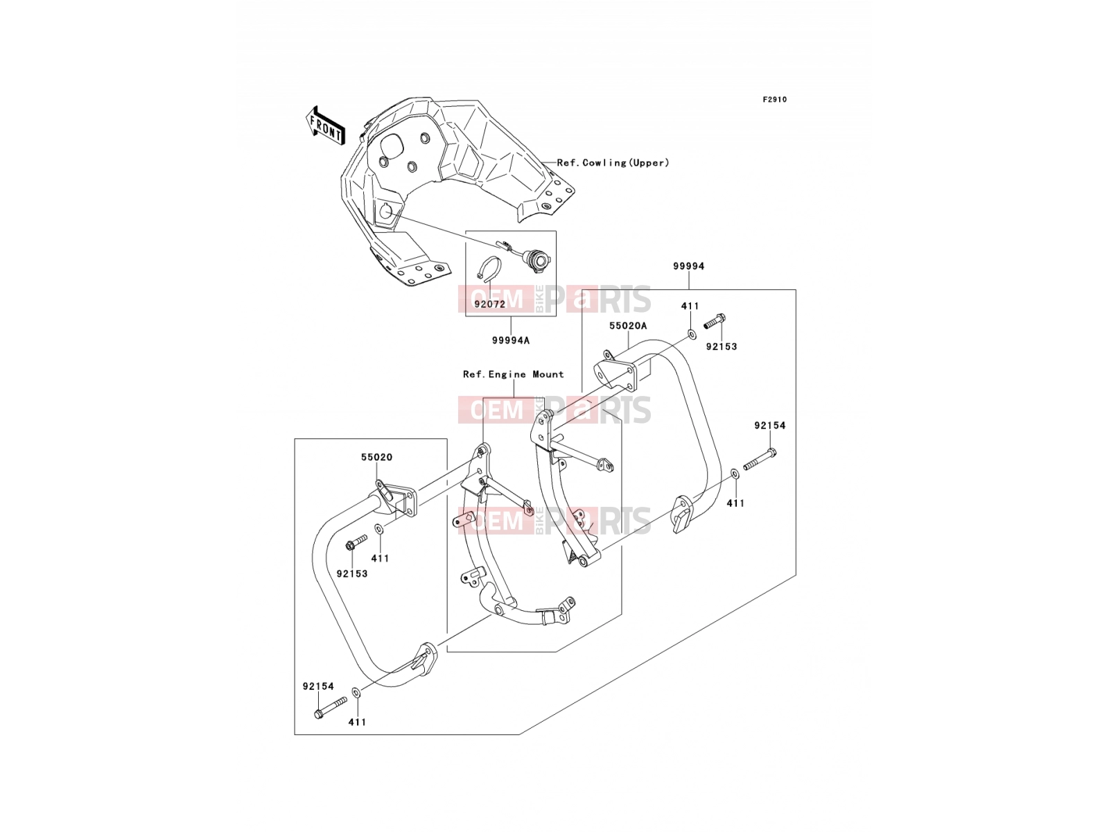 KAWASAKI 2014 Accessory(Engine Guard)