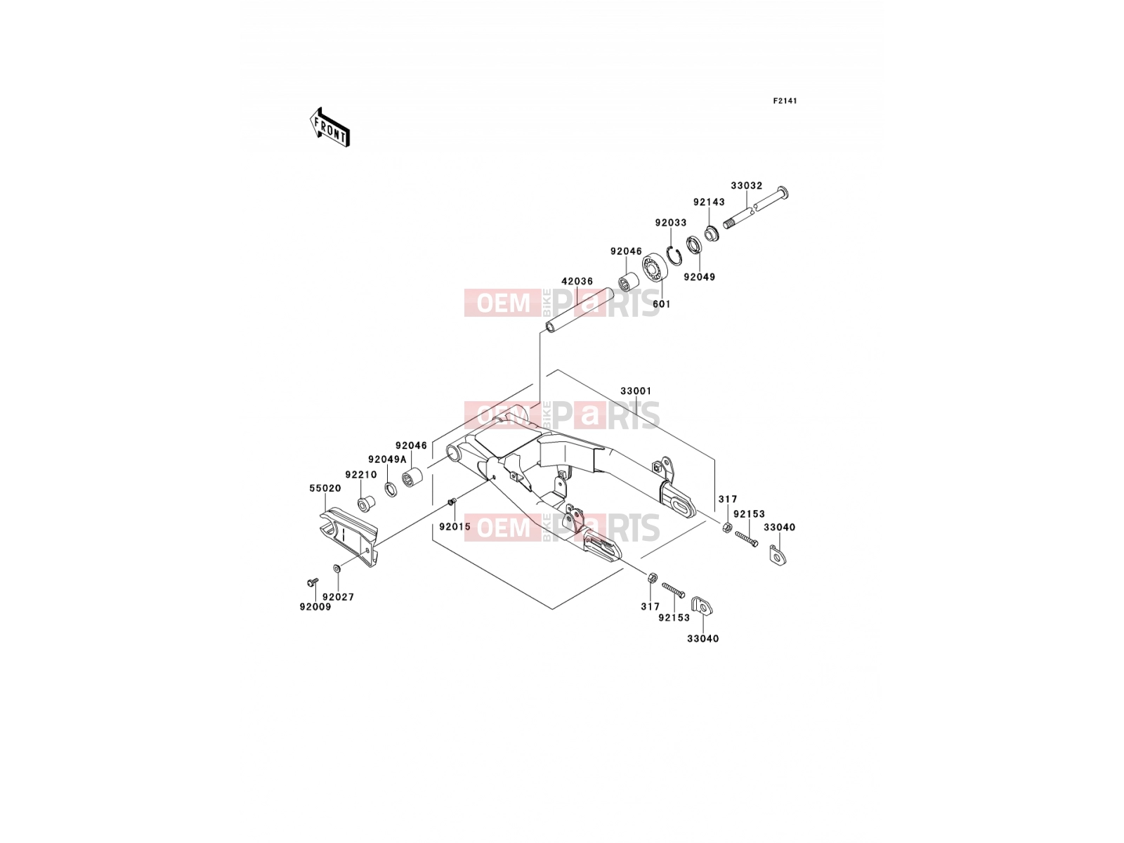 KAWASAKI 2014 Swingarm