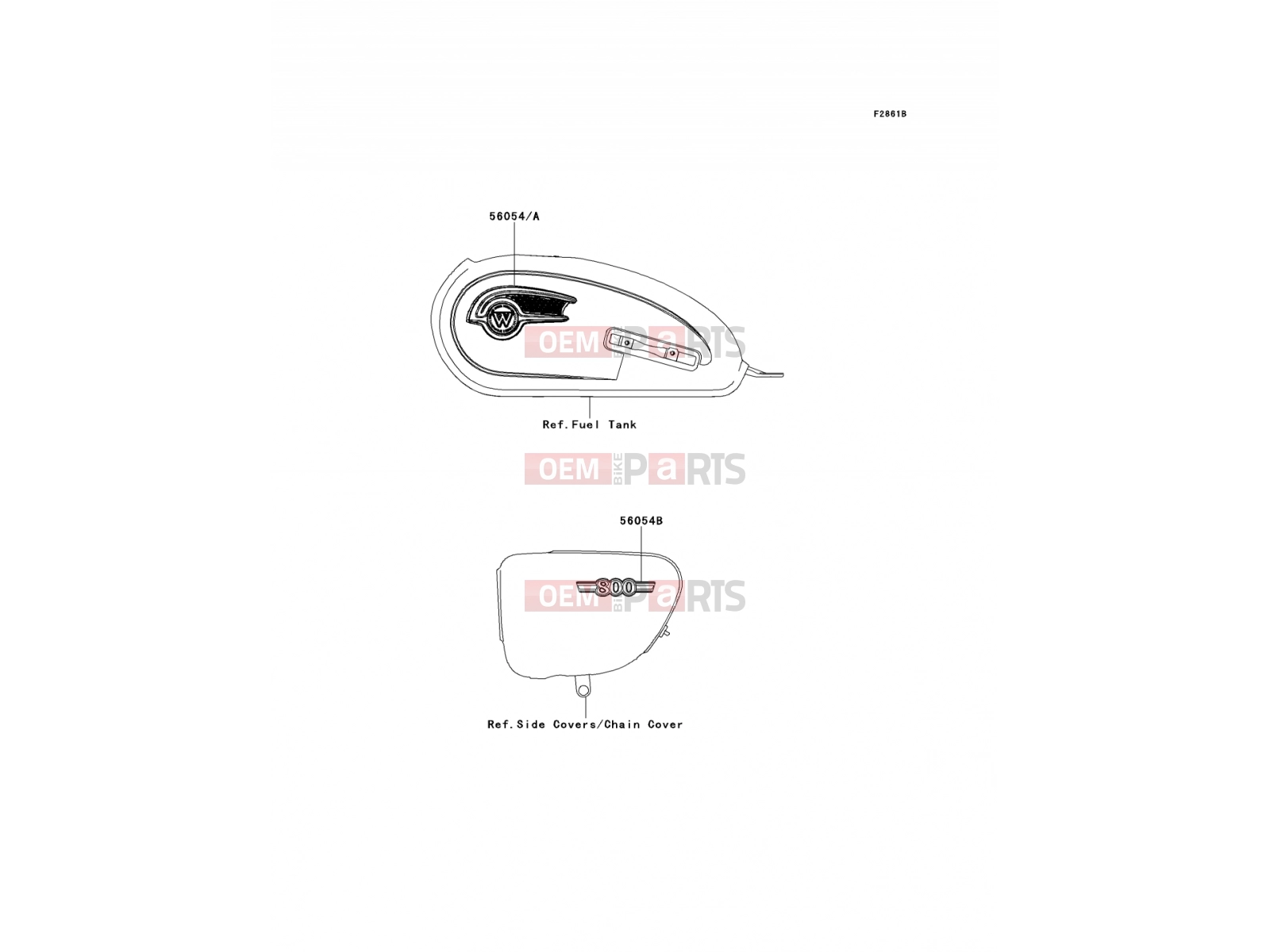 KAWASAKI 2014 Decals(Blue)