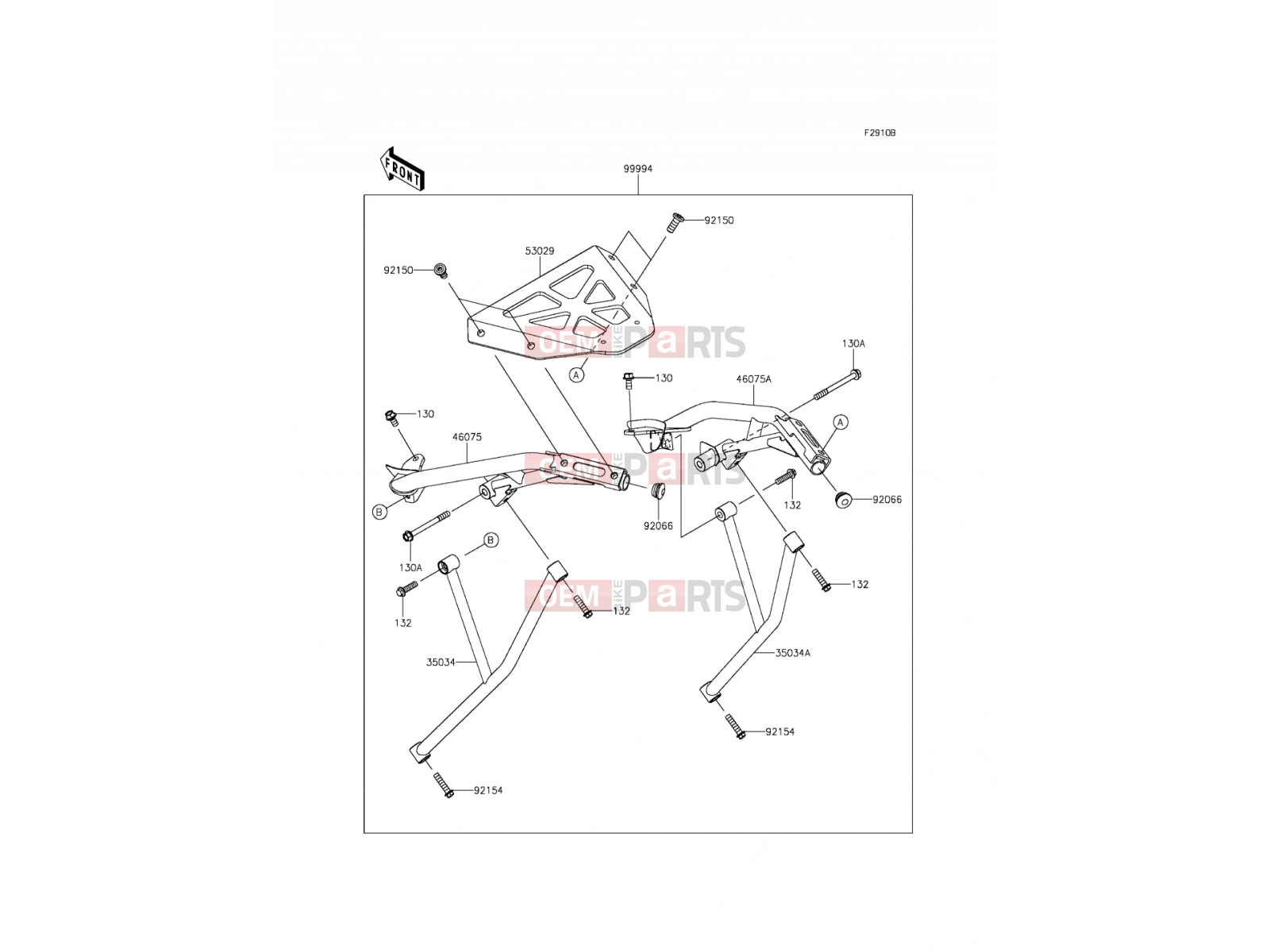 KAWASAKI 2015 Accessory(Topcase Bracket)