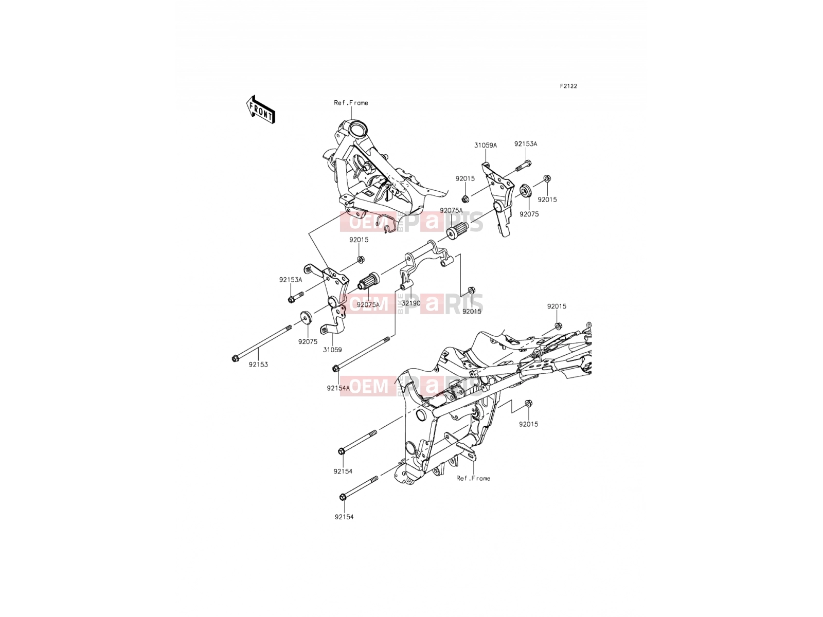 KAWASAKI 2015 Engine Mount