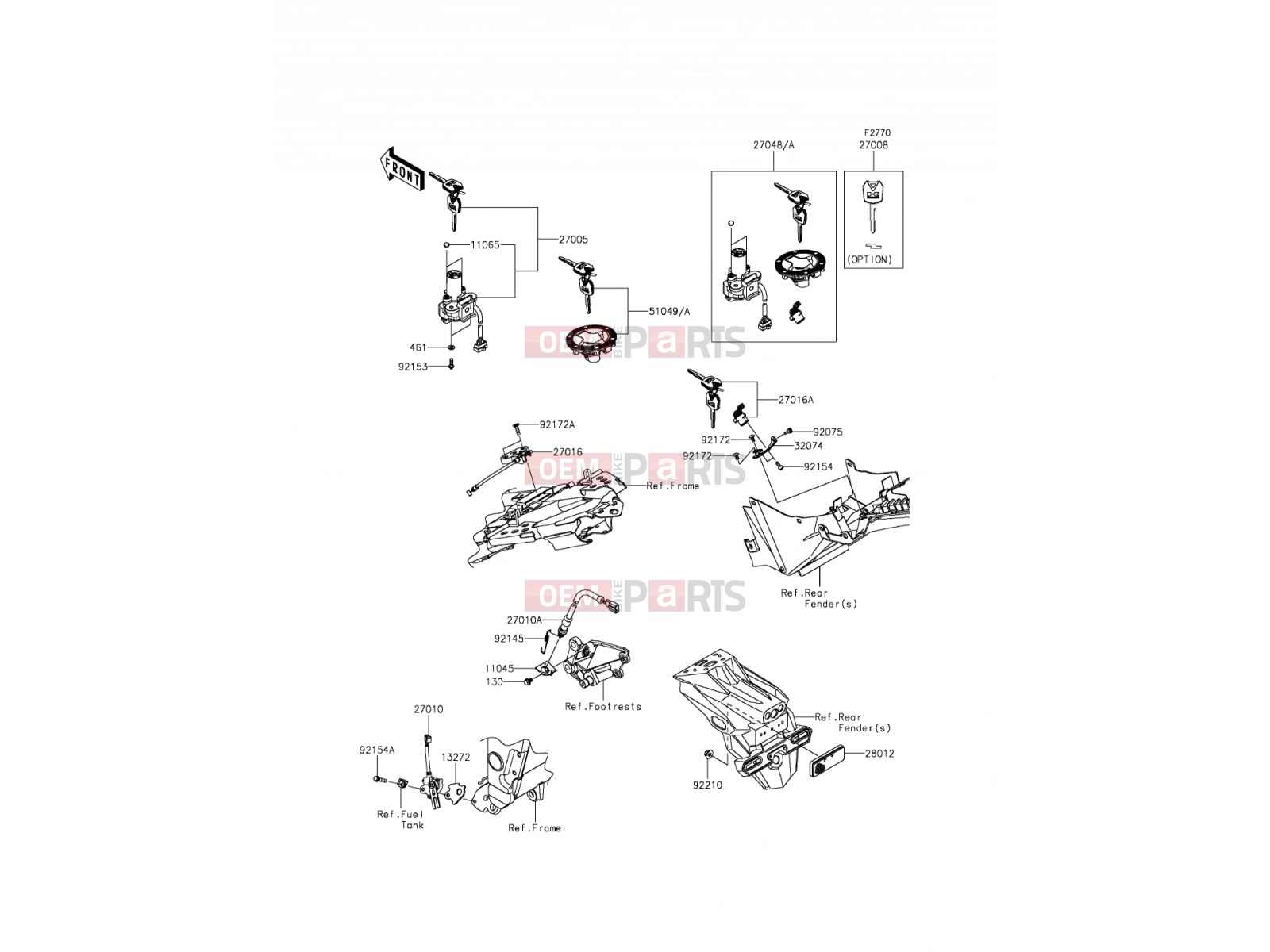 KAWASAKI 2015 Ignition Switch