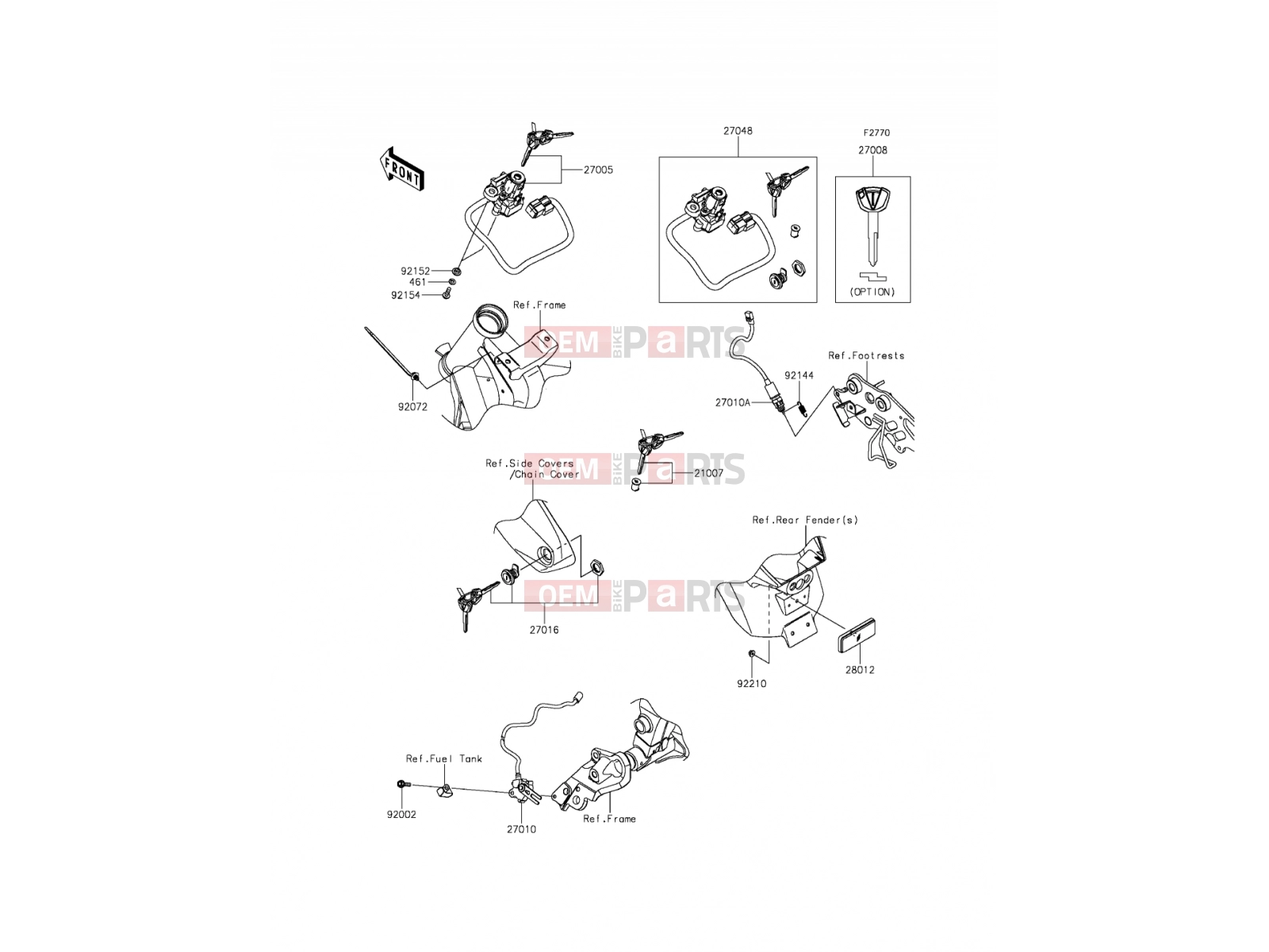KAWASAKI 2015 Ignition Switch