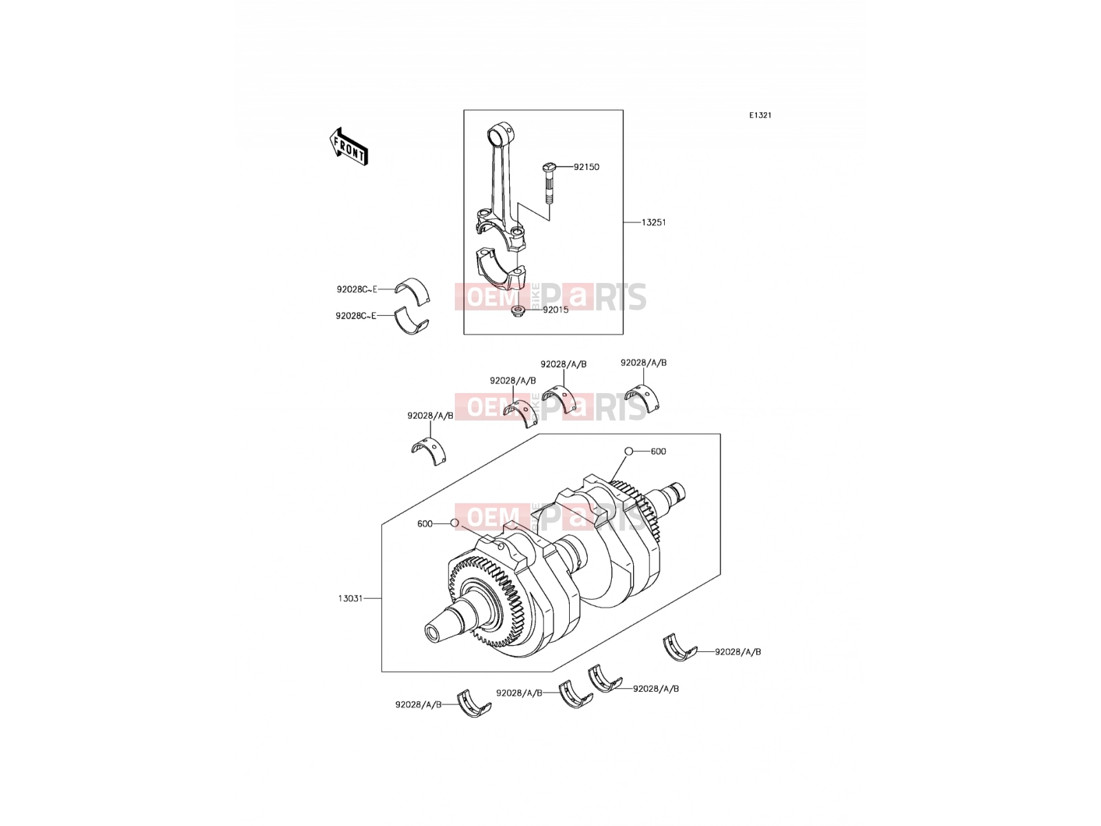 KAWASAKI 2015 Crankshaft