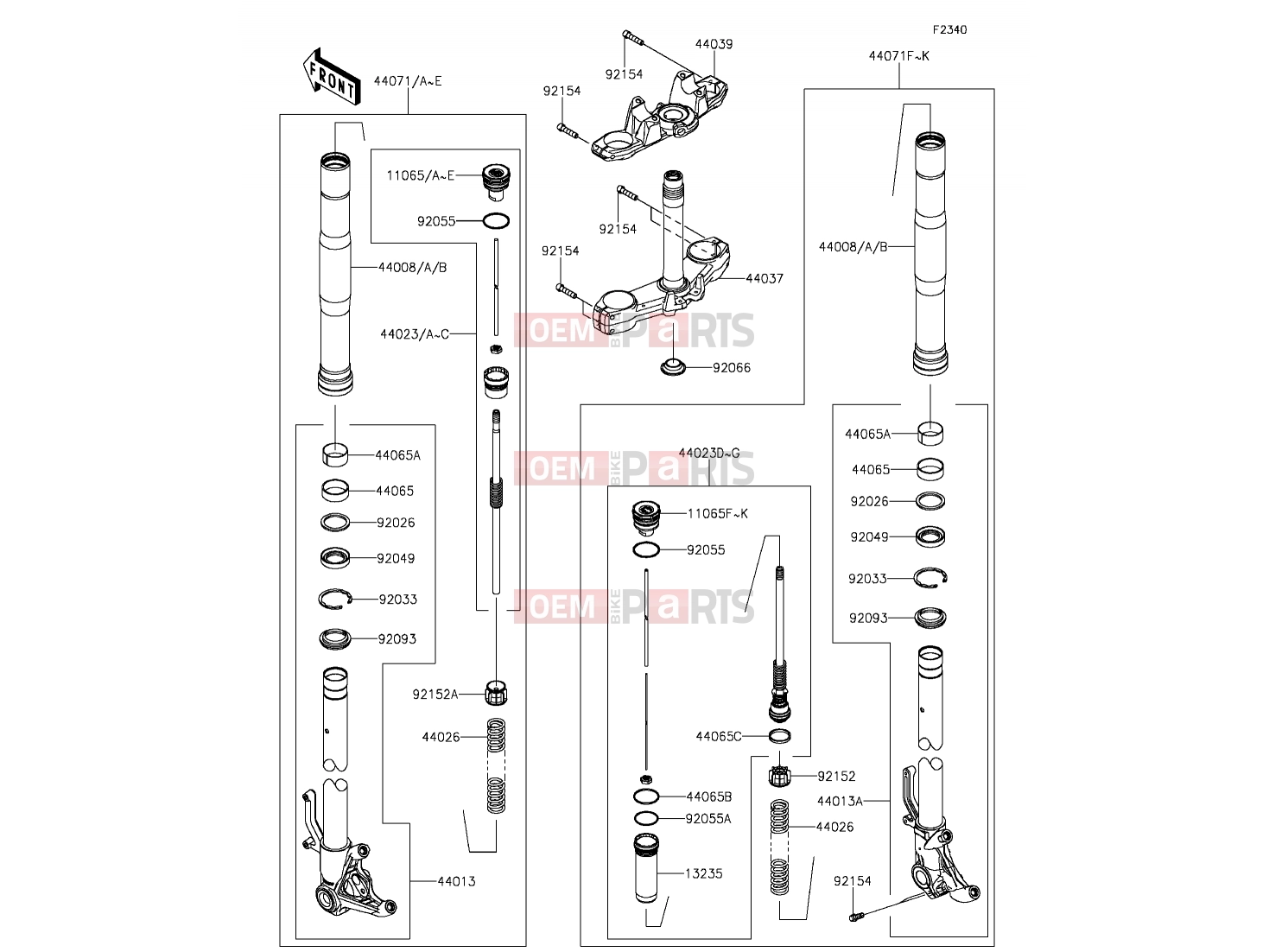 KAWASAKI 2015 Front Fork