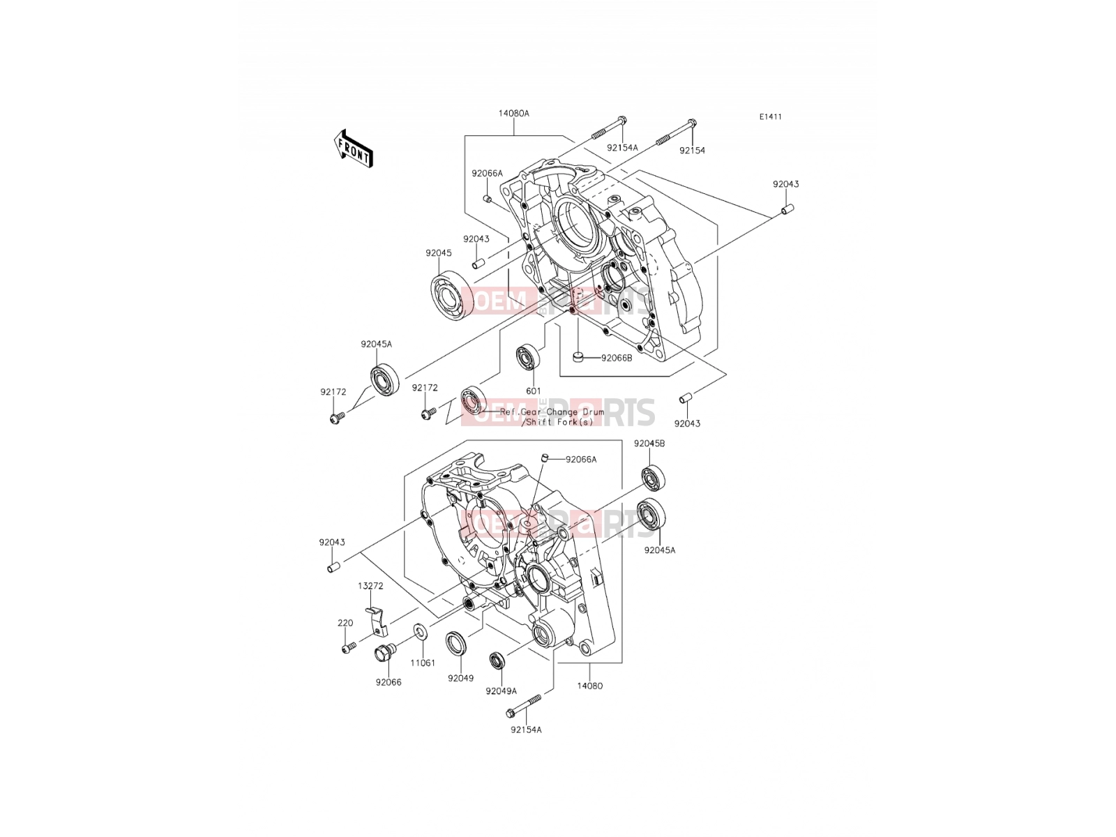 KAWASAKI 2016 Crankcase