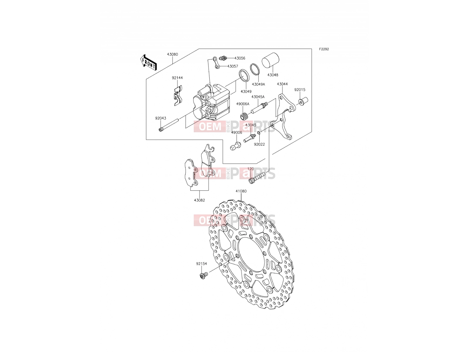 KAWASAKI 2016 Front Brake