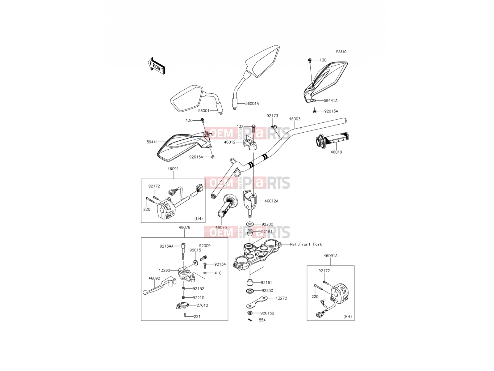 KAWASAKI 2016 Handlebar