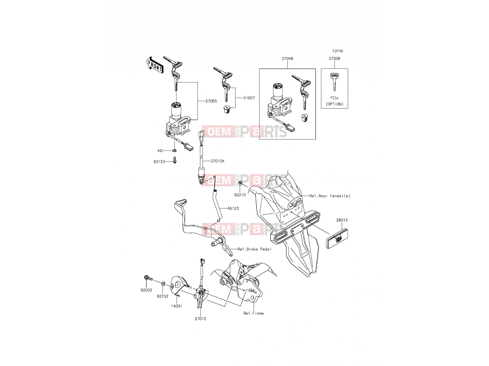 KAWASAKI 2016 Ignition Switch