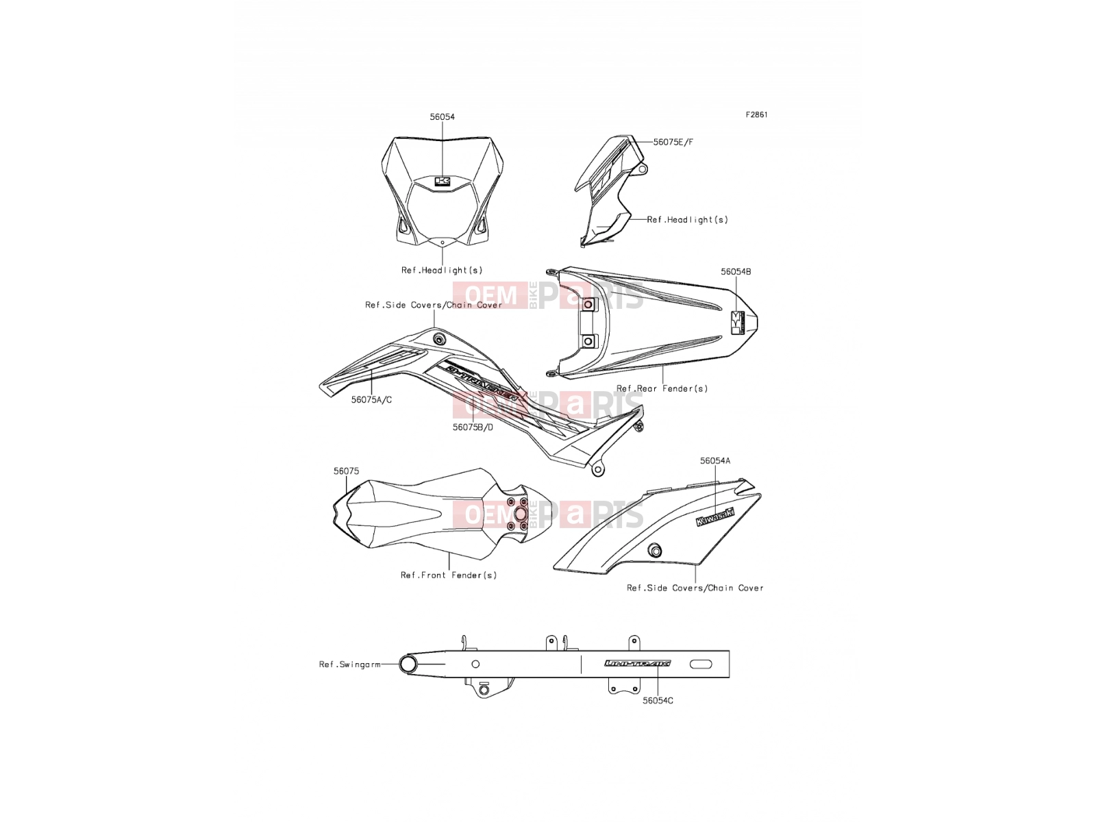 KAWASAKI 2016 Decals