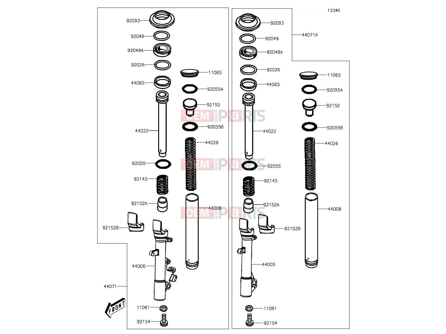 KAWASAKI 2016 Front Fork
