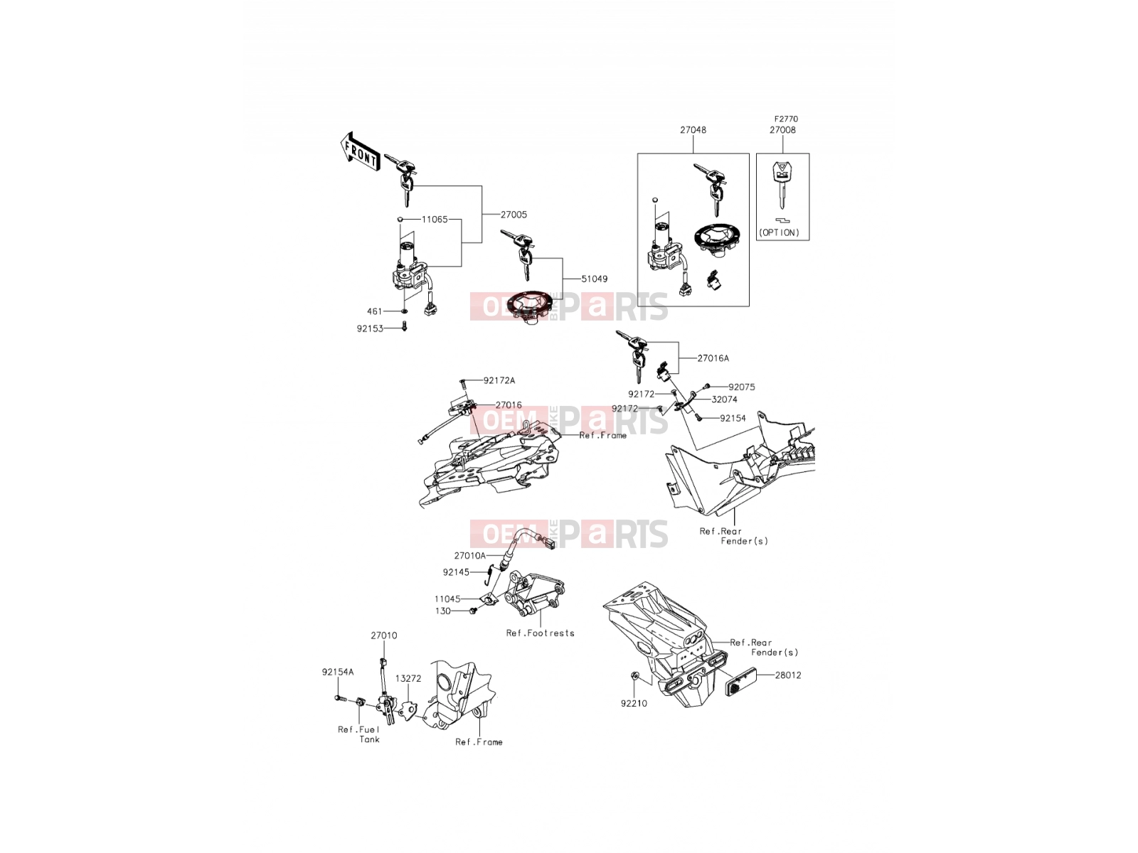 KAWASAKI 2016 Ignition Switch