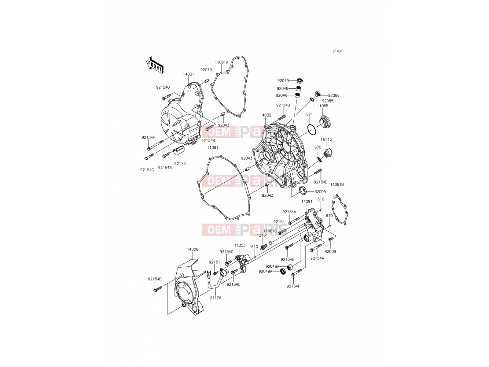 KAWASAKI 2016 Engine Cover(s)