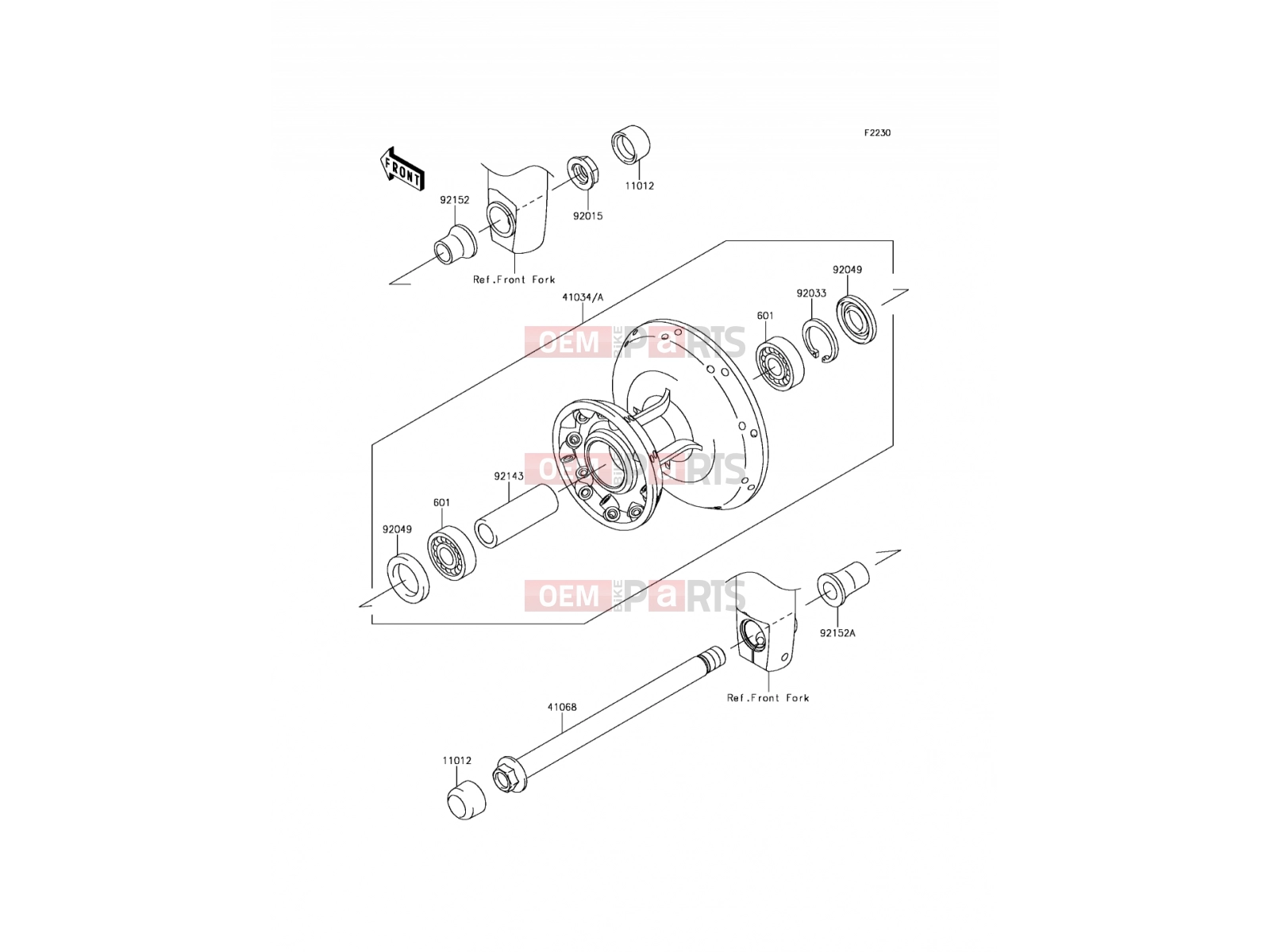 KAWASAKI 2016 Front Hub