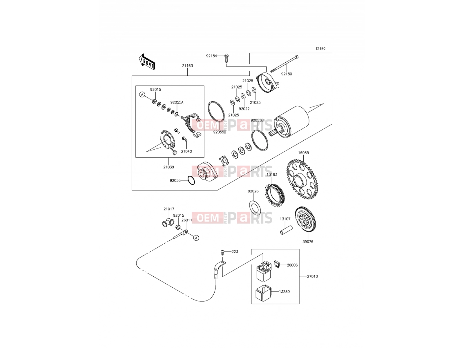 KAWASAKI 2016 Starter Motor