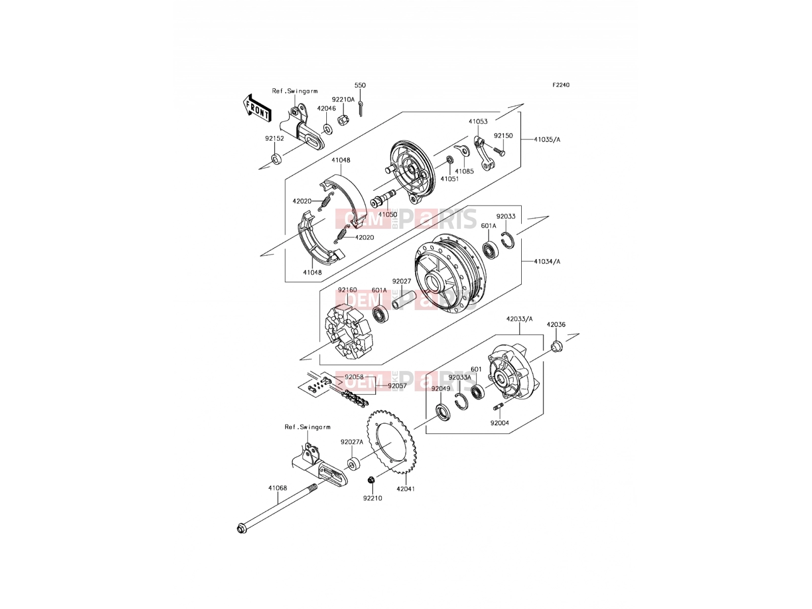 KAWASAKI 2016 Rear Hub