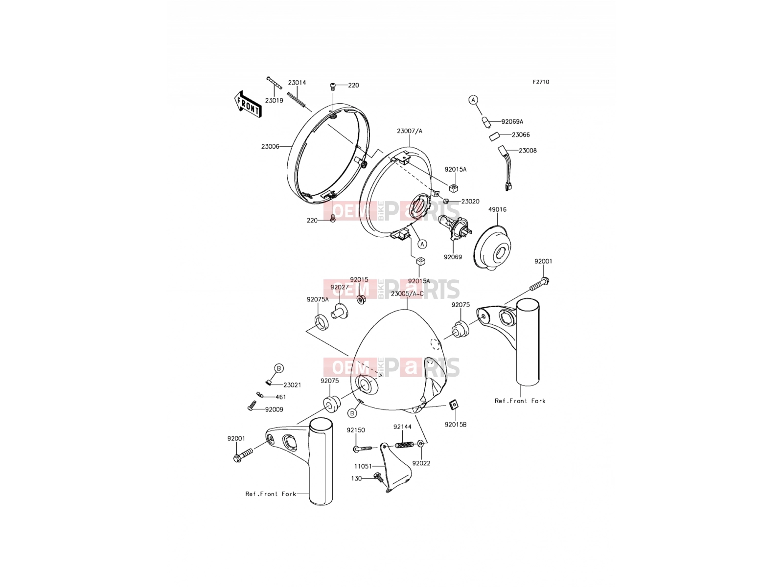 KAWASAKI 2016 Headlight(s)