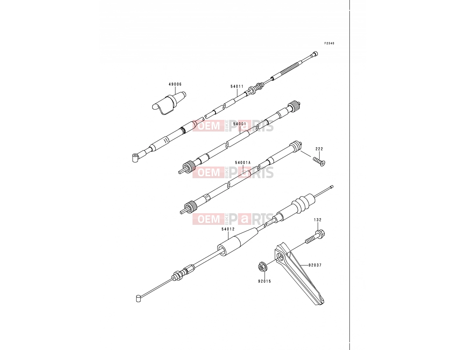 KAWASAKI 1993 Cable