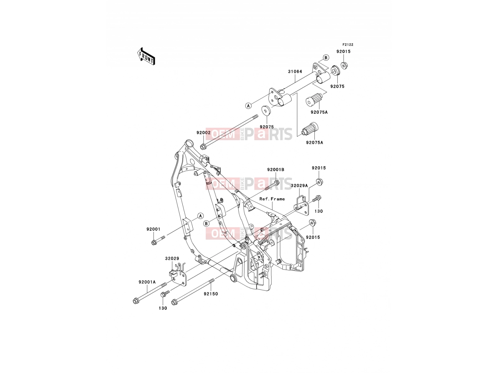 KAWASAKI 2001 Engine Mount