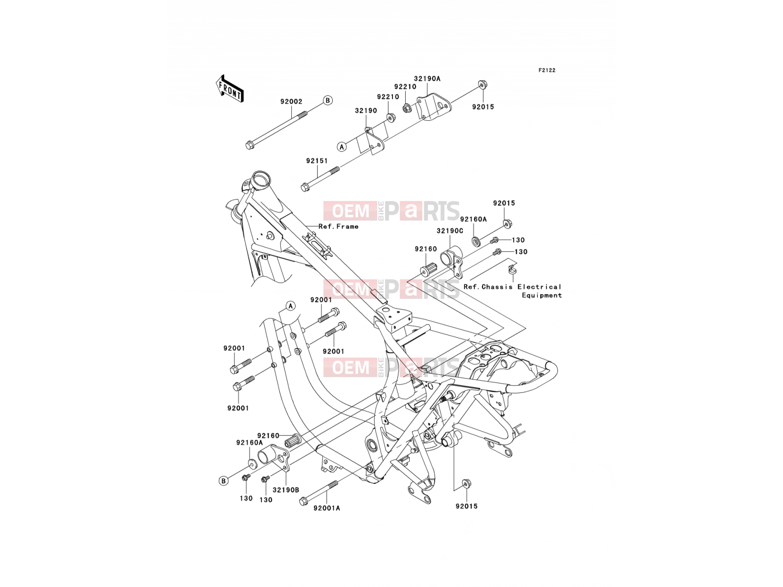 KAWASAKI 2004 Engine Mount